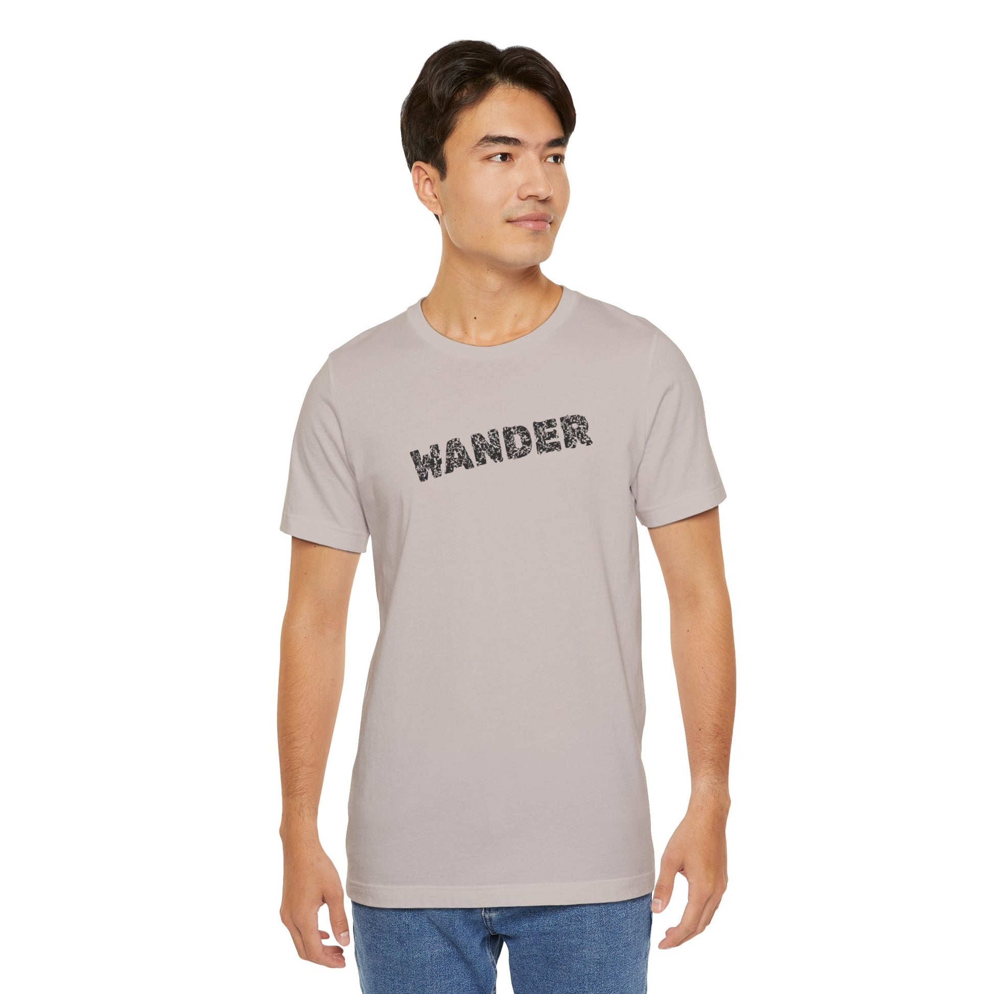 Wander Camp Tee – Distressed Campfire Scene