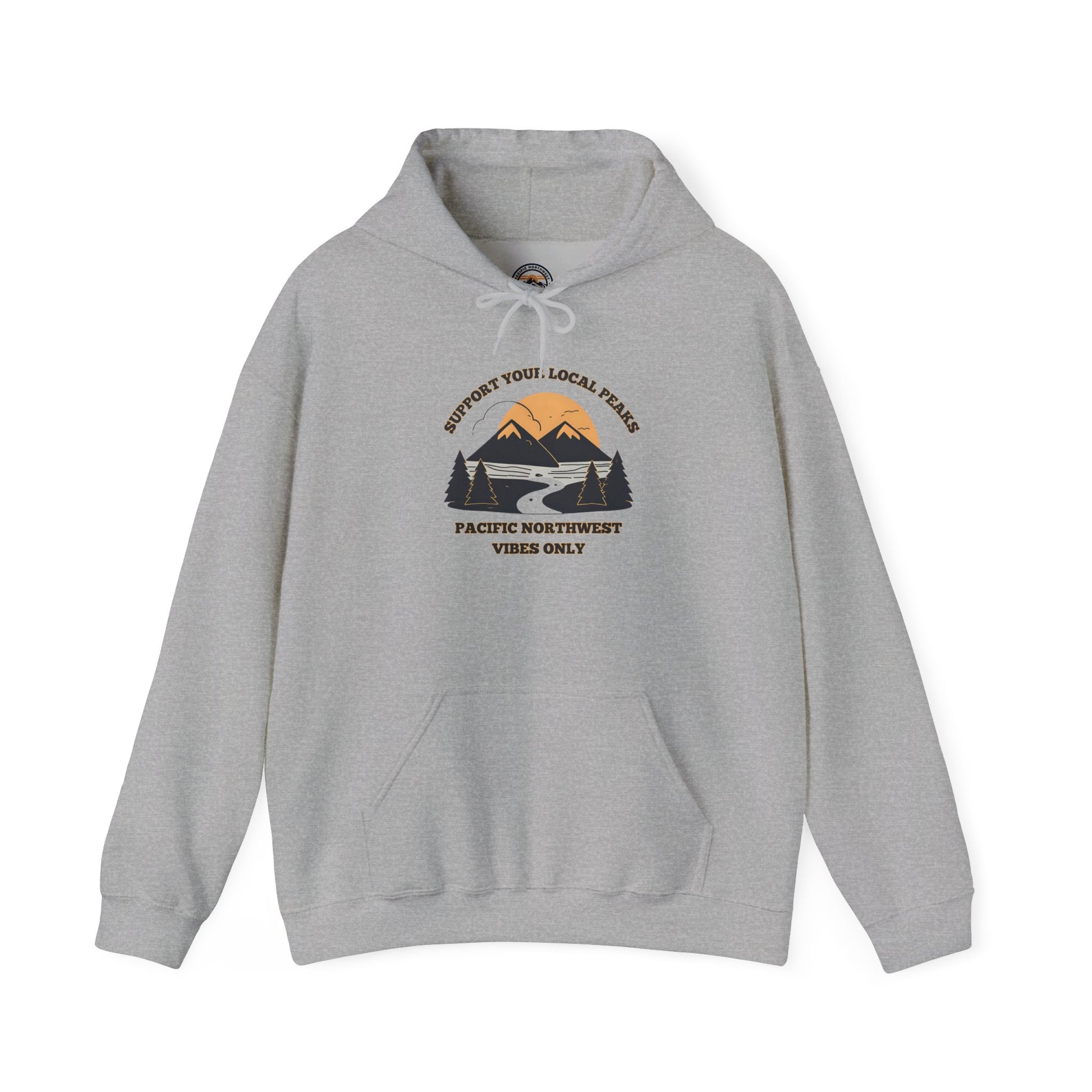 Support Your Local Peaks – PNW Vibes Hoodie
