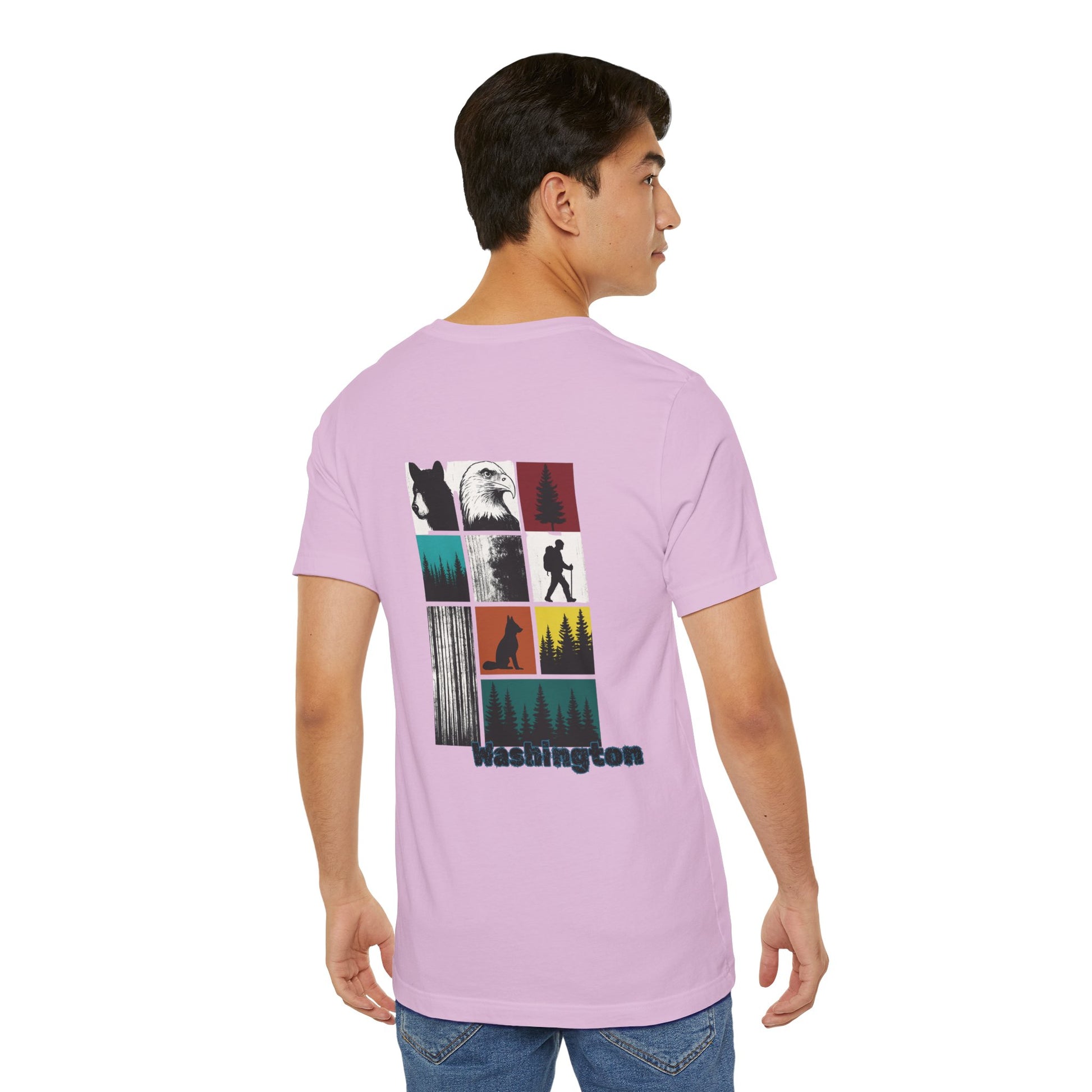 Washington Wildlife Grid Tee