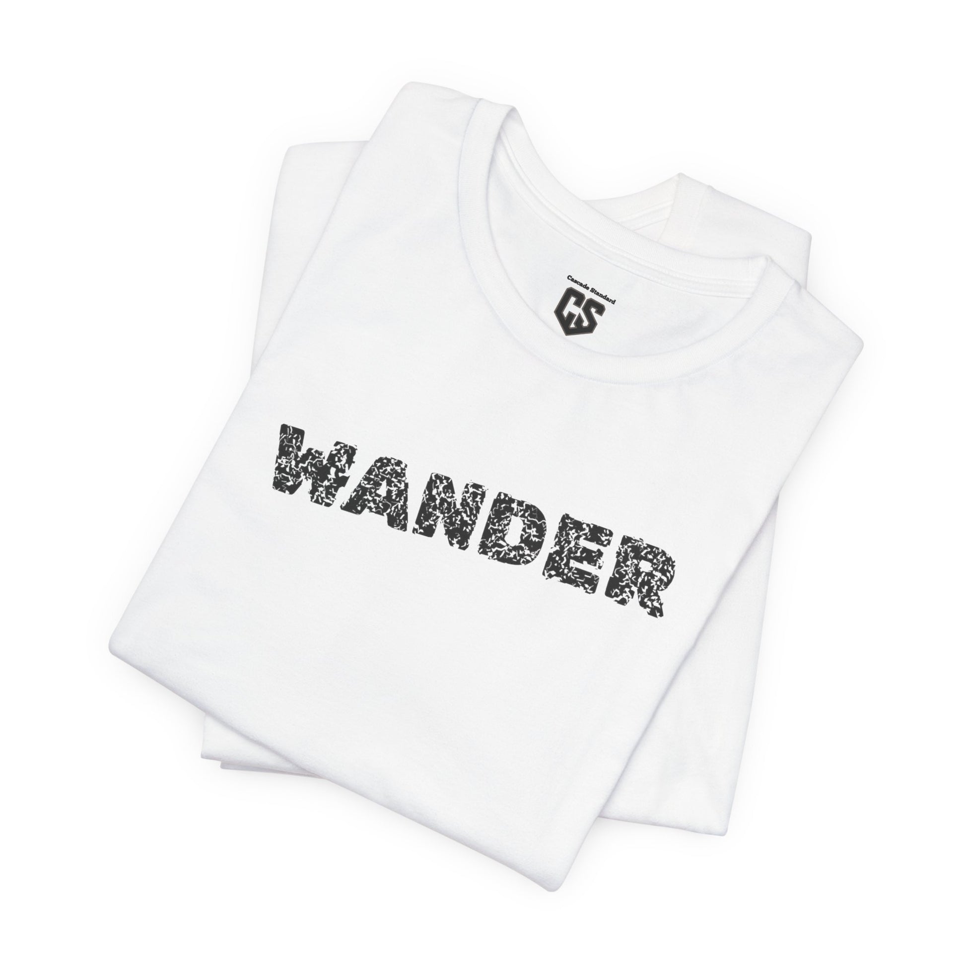 Wander Camp Tee – Distressed Campfire Scene
