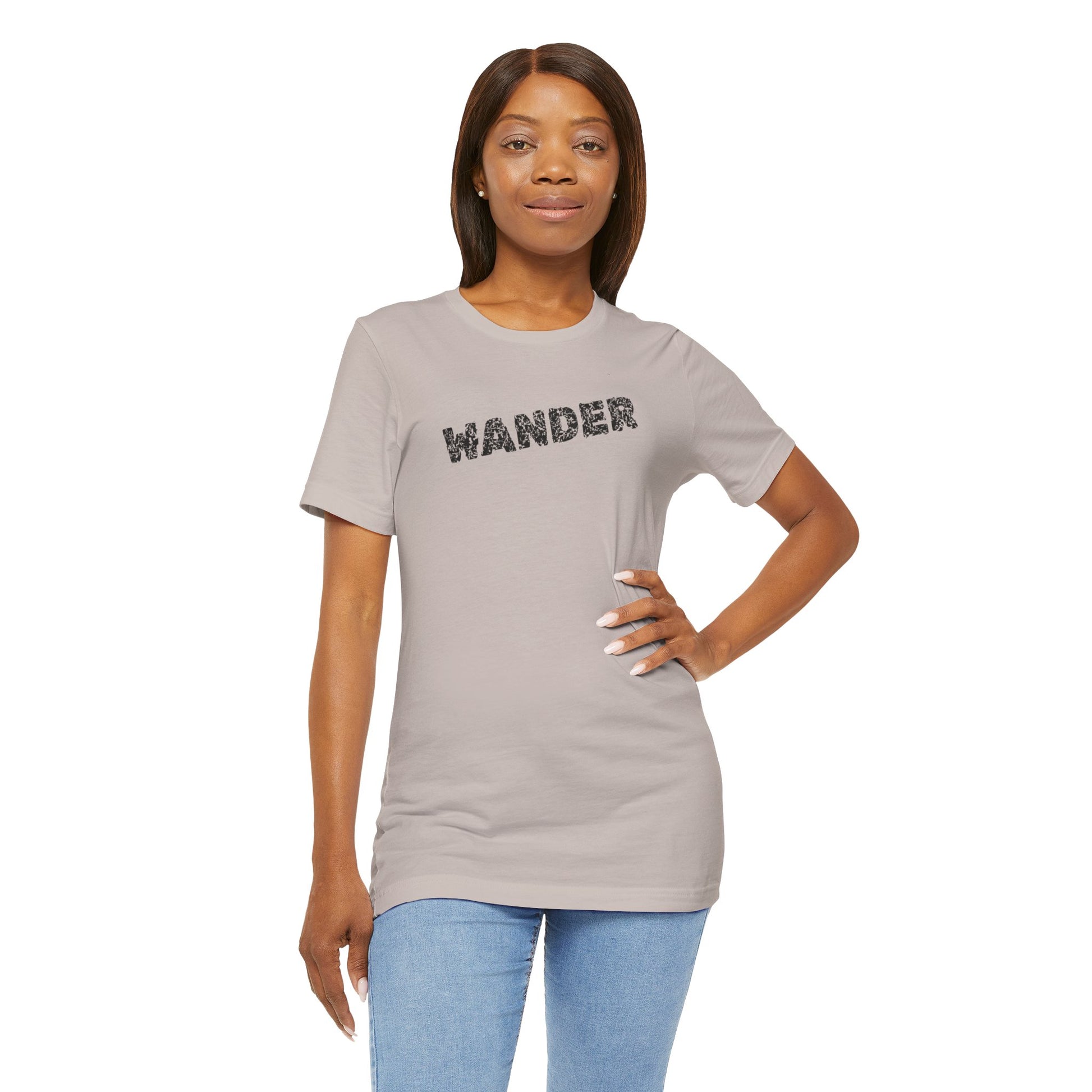 Wander Camp Tee – Distressed Campfire Scene