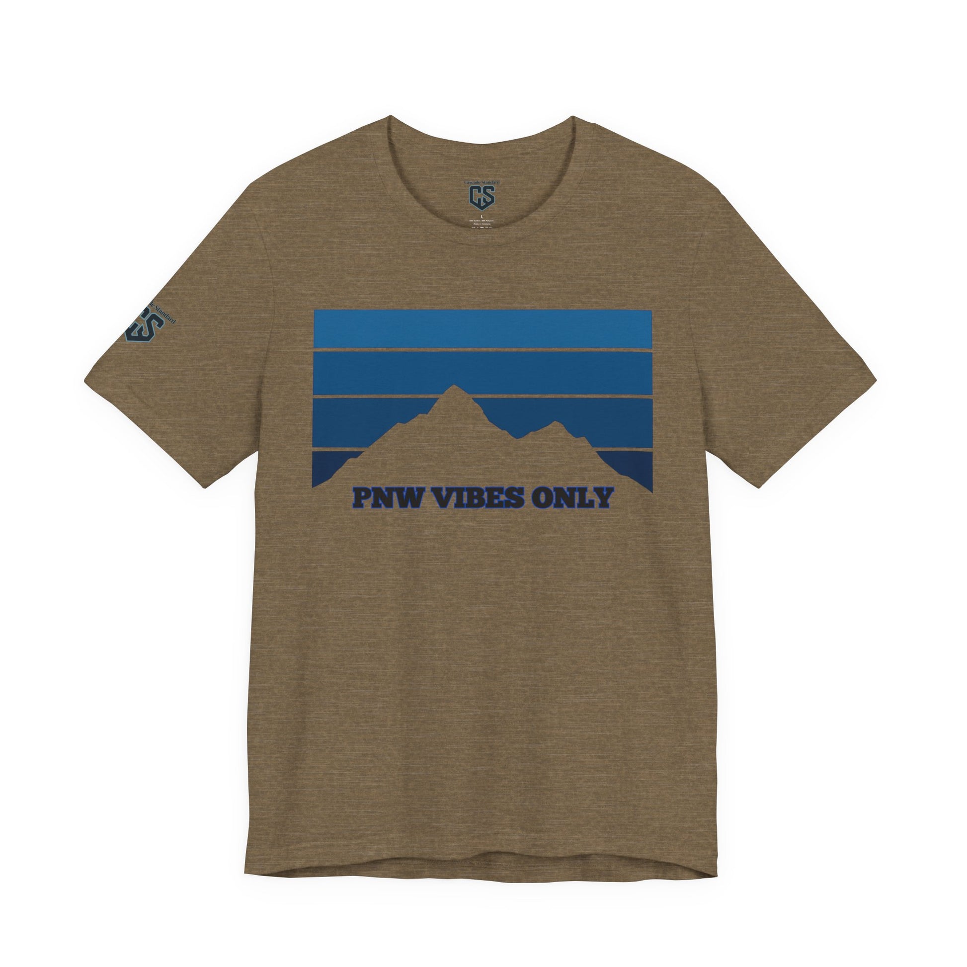 PNW Vibes Only – Classic Stripe Tee