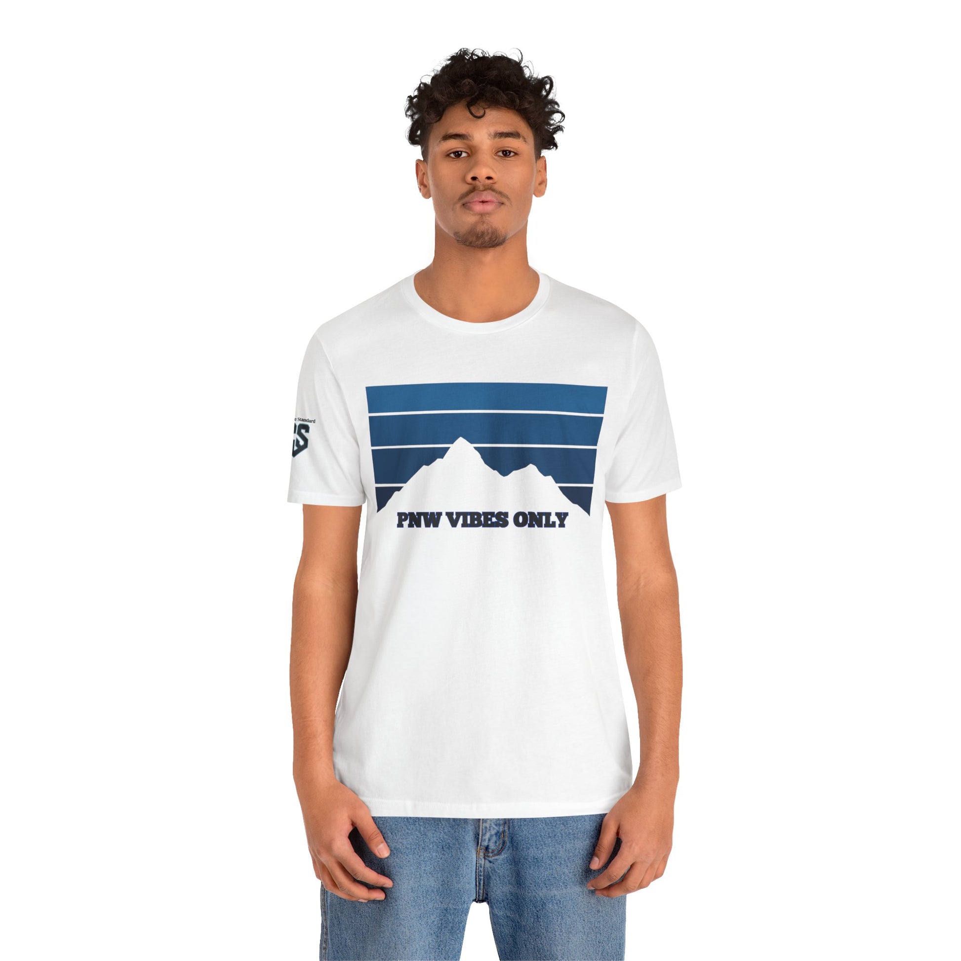 PNW Vibes Only – Classic Stripe Tee