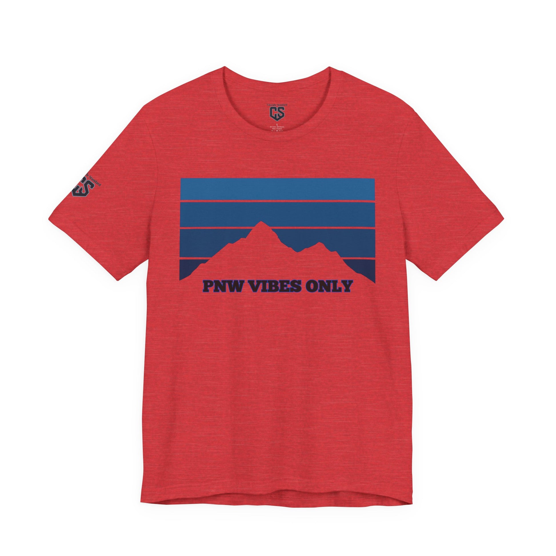 PNW Vibes Only – Classic Stripe Tee