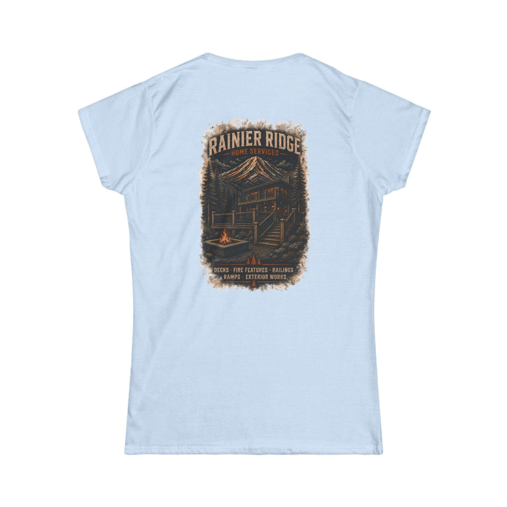 Women's Tee - Blank White Softstyle Crewneck