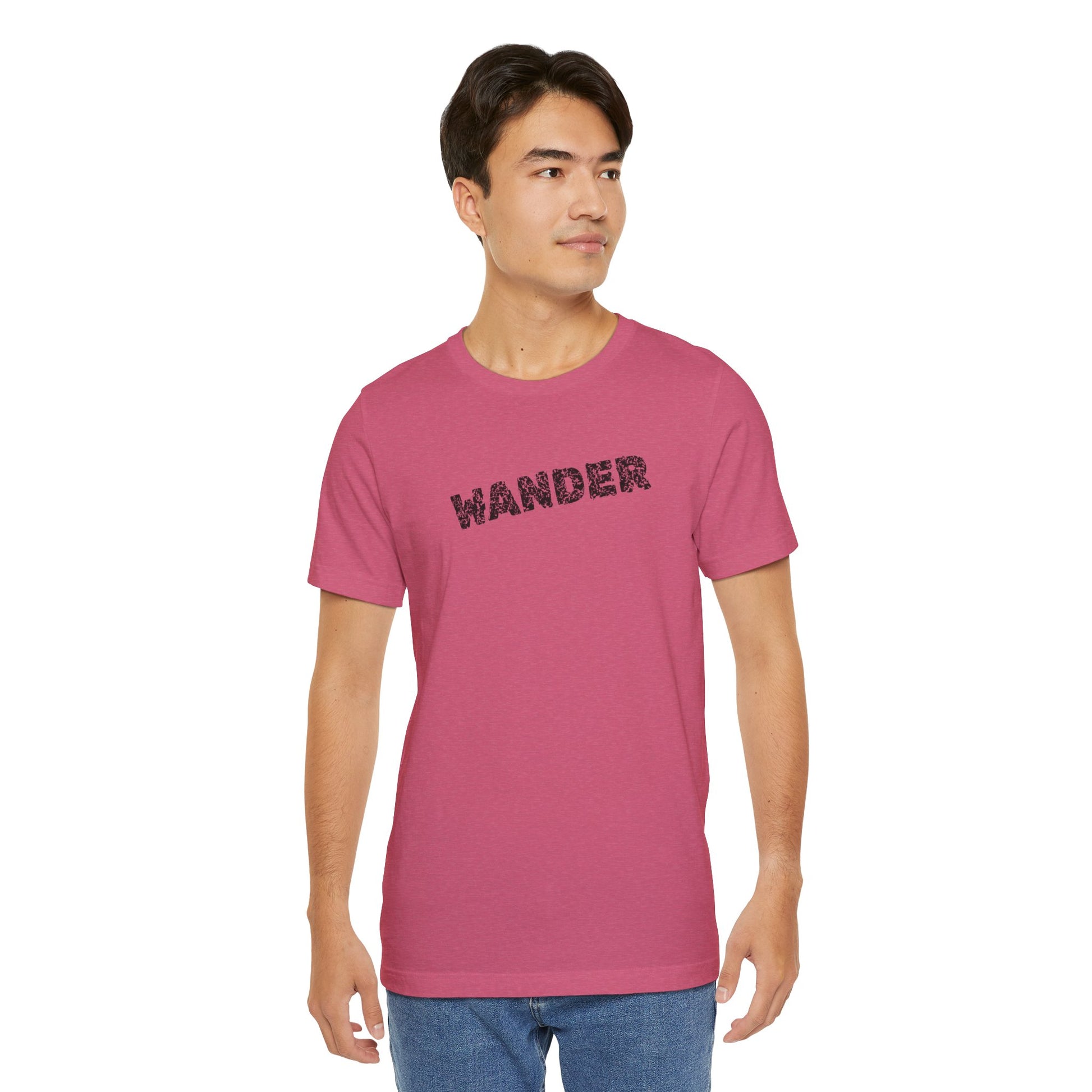 Wander Camp Tee – Distressed Campfire Scene