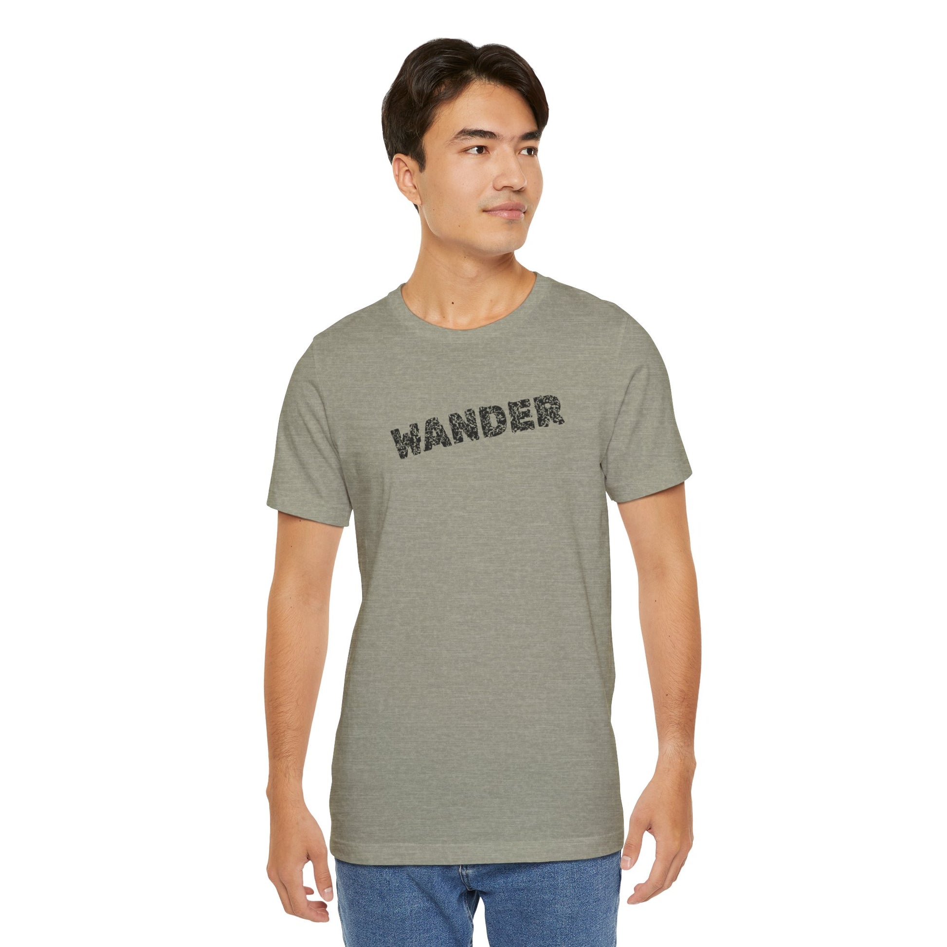 Wander Camp Tee – Distressed Campfire Scene