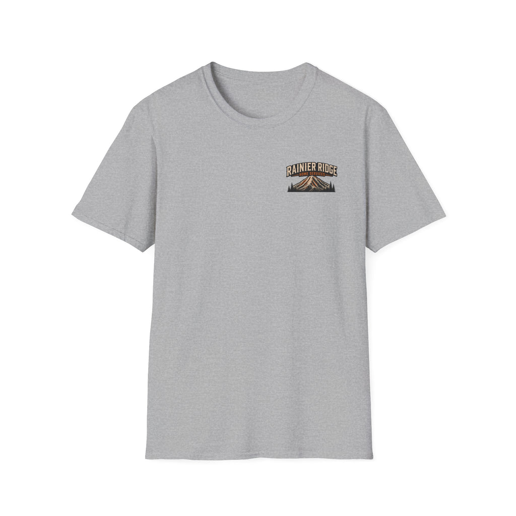 Rainier Ridge Mountain Graphic T-Shirt — Outdoor Adventure Pocket Tee
