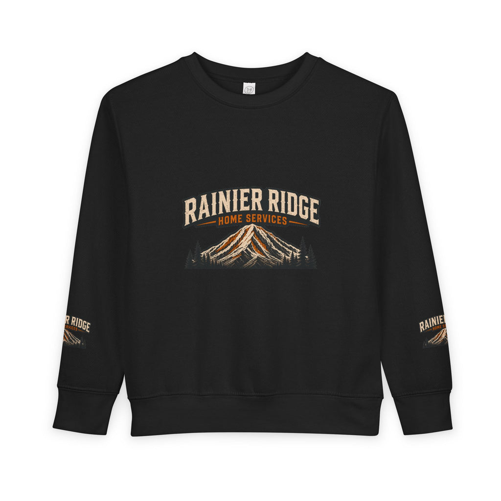 Toddler Sweatshirt - Rainier Ridge Mountain Campfire Logo Crewneck