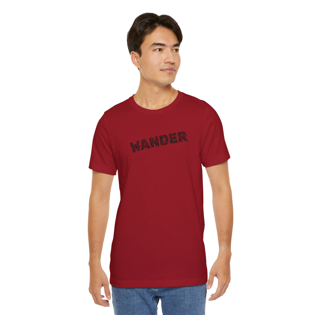 Wander Camp Tee – Distressed Campfire Scene