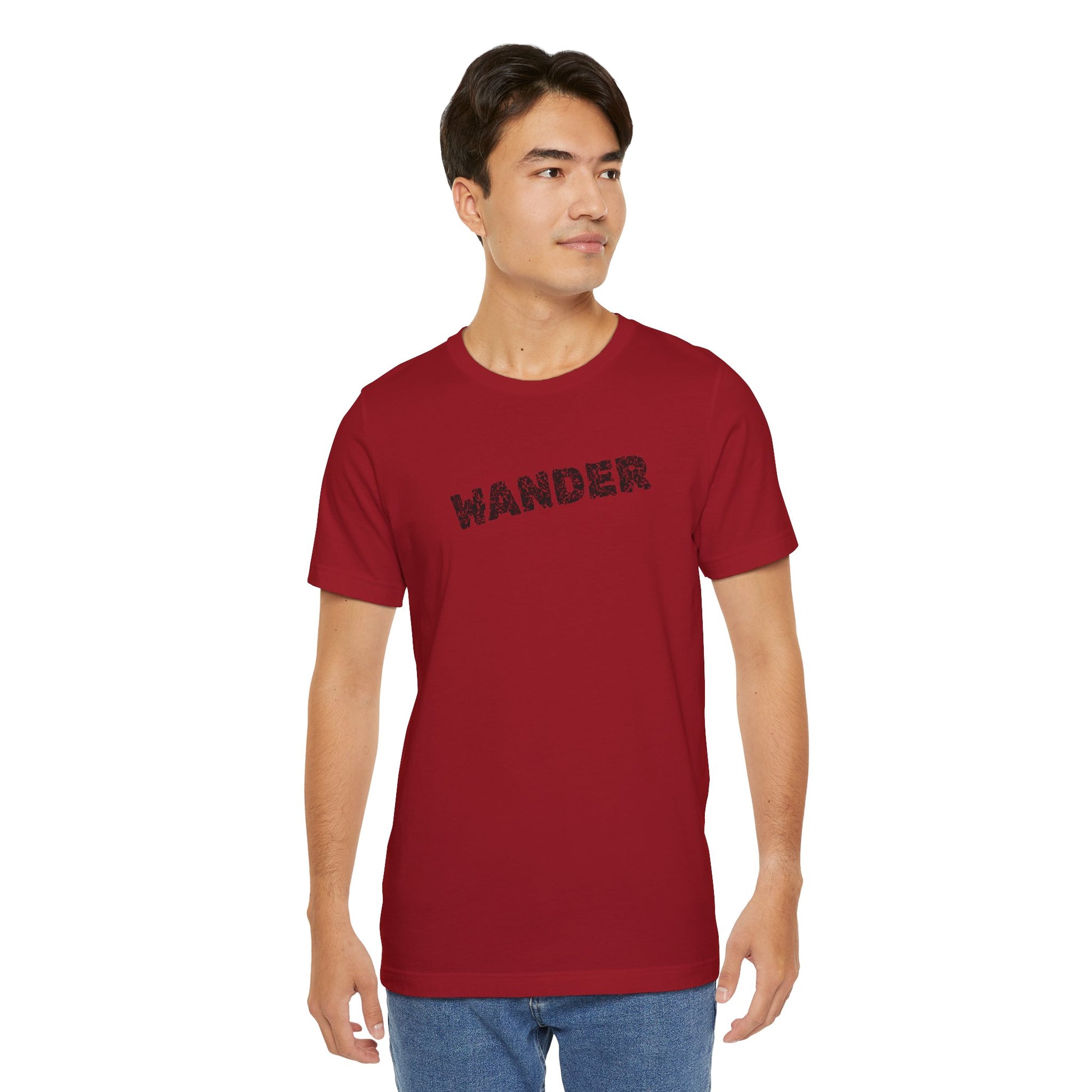 Wander Camp Tee – Distressed Campfire Scene