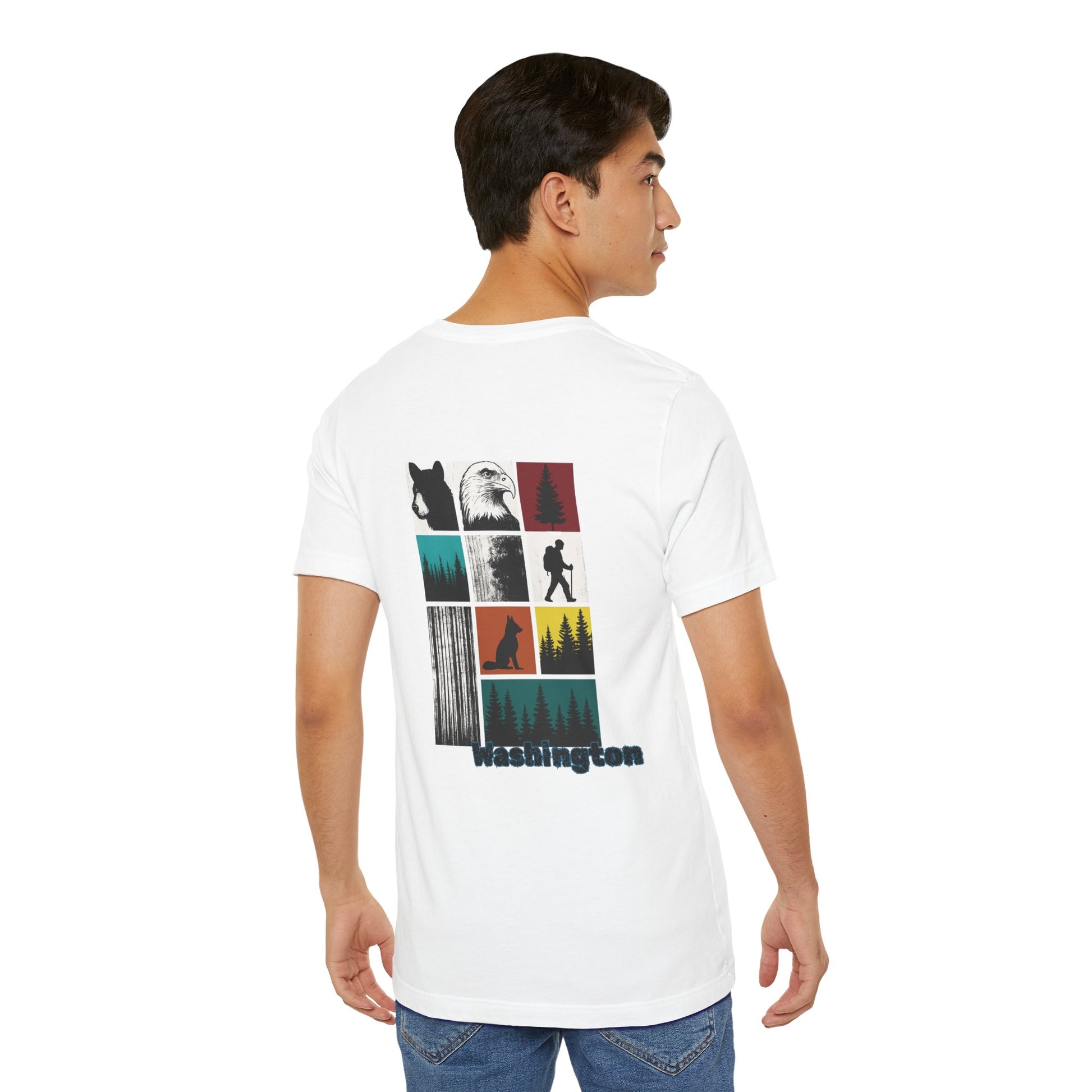 Washington Wildlife Grid Tee