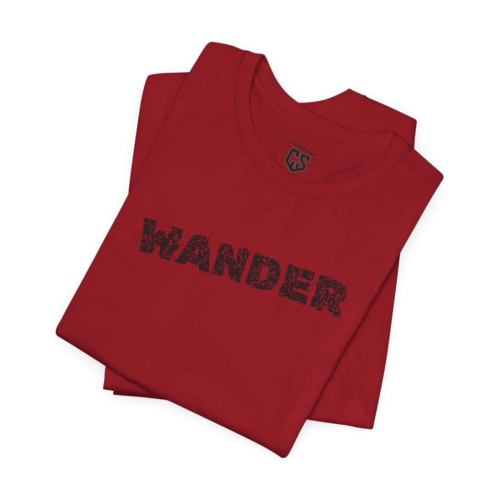 Wander Camp Tee – Distressed Campfire Scene