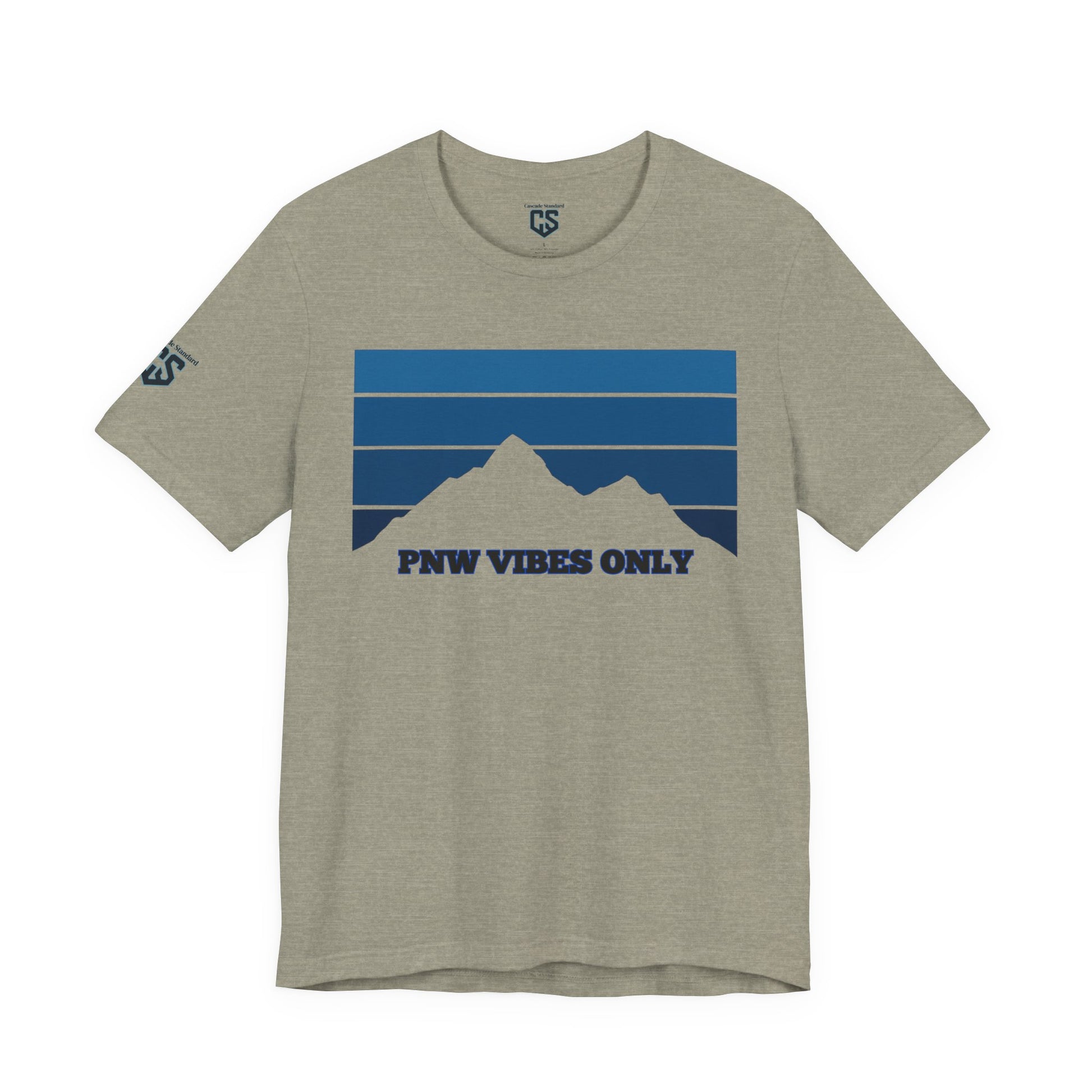 PNW Vibes Only – Classic Stripe Tee