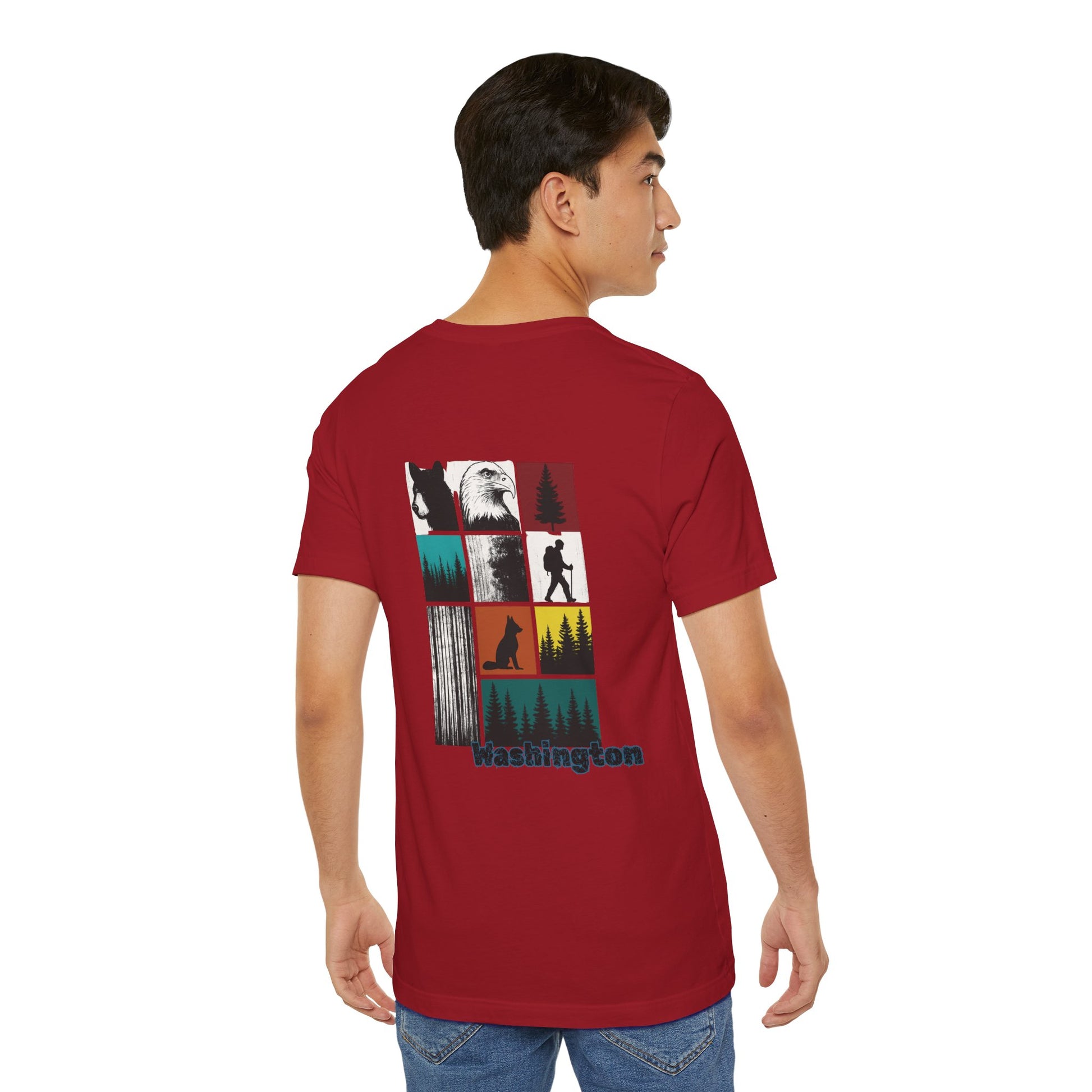 Washington Wildlife Grid Tee