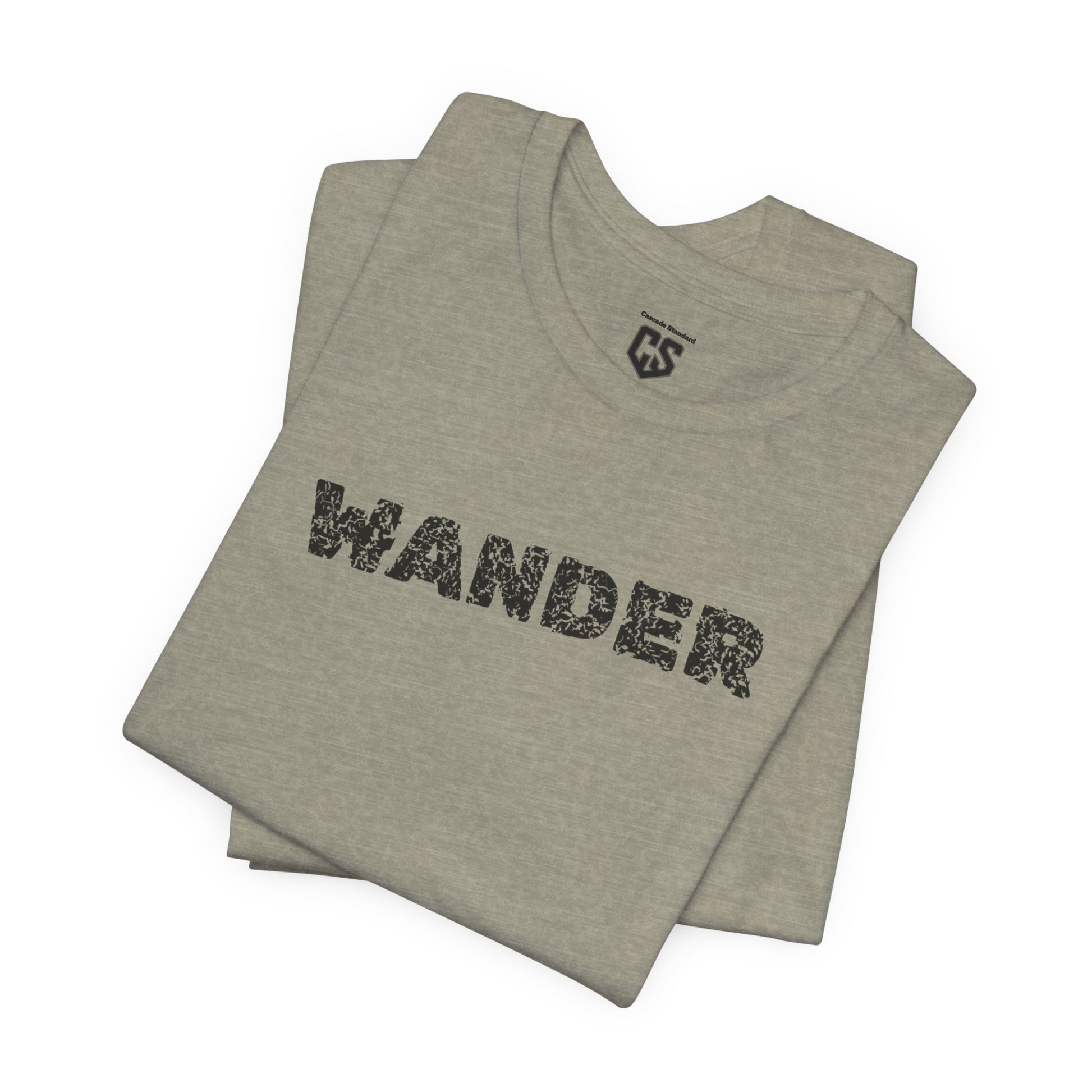 Wander Camp Tee – Distressed Campfire Scene