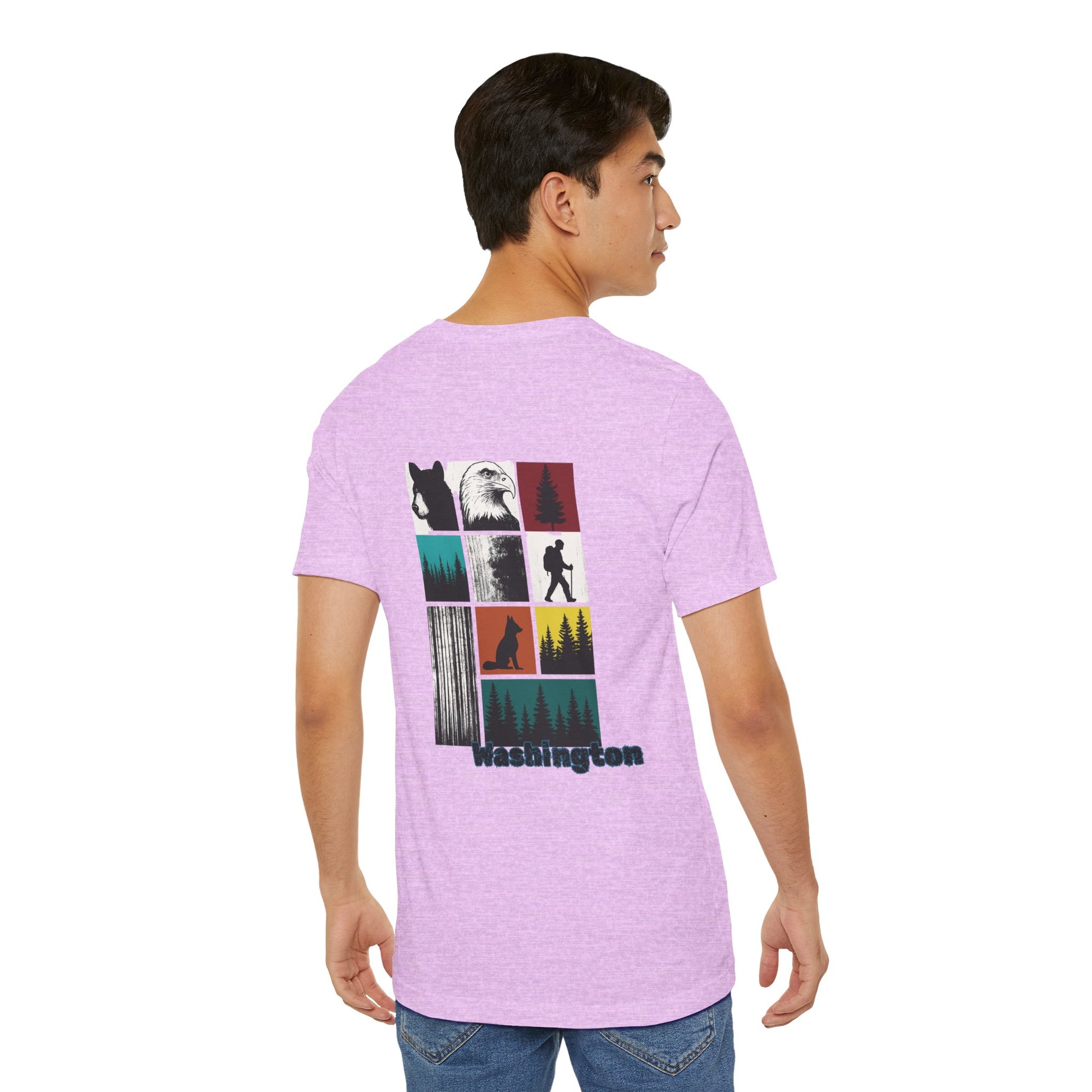 Washington Wildlife Grid Tee