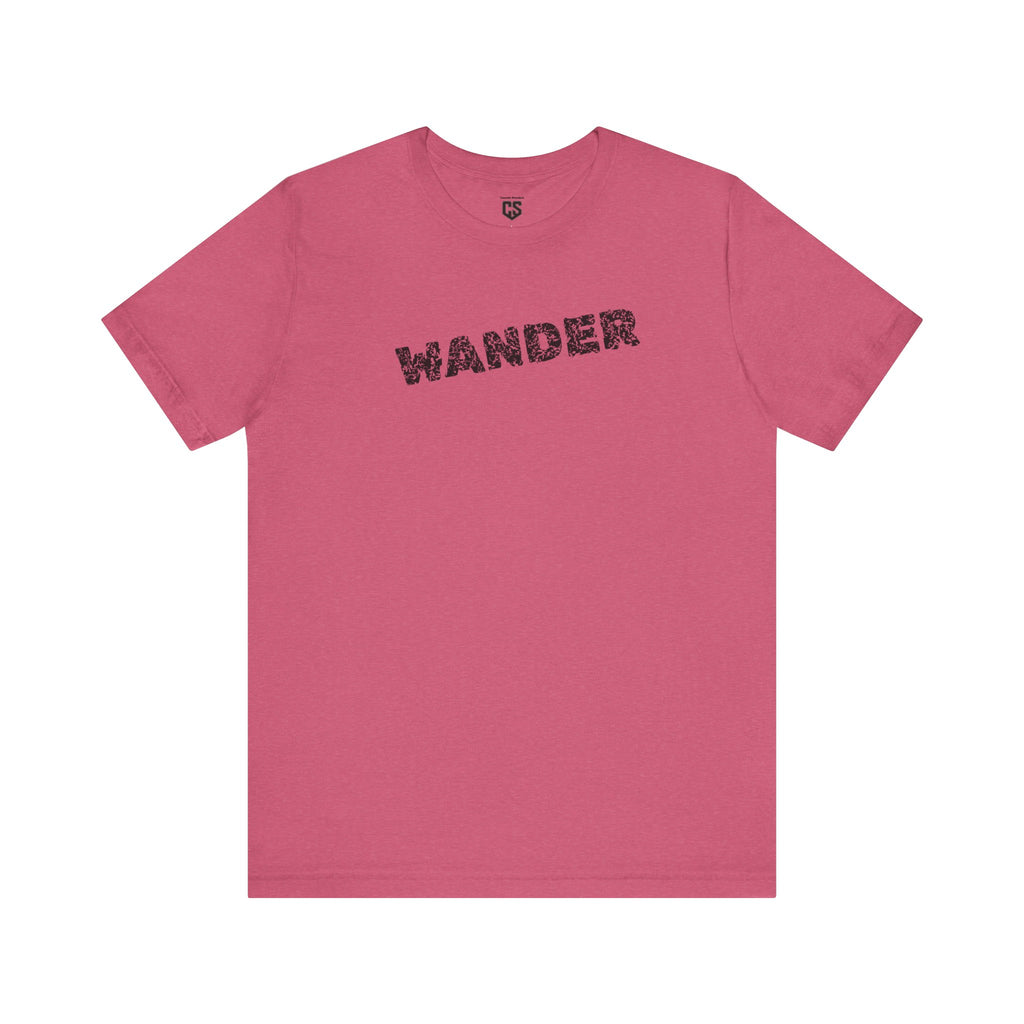 Wander Camp Tee – Distressed Campfire Scene
