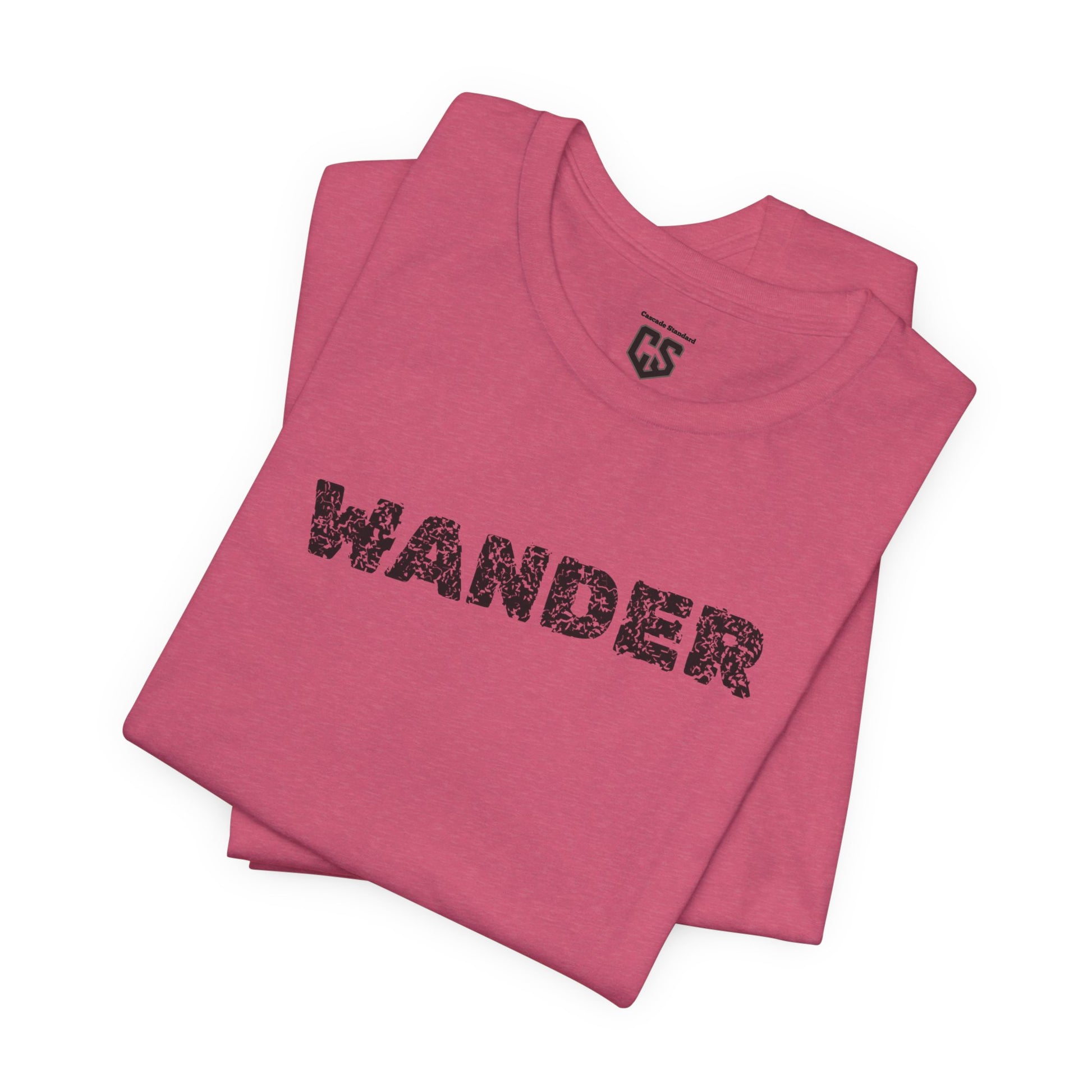 Wander Camp Tee – Distressed Campfire Scene