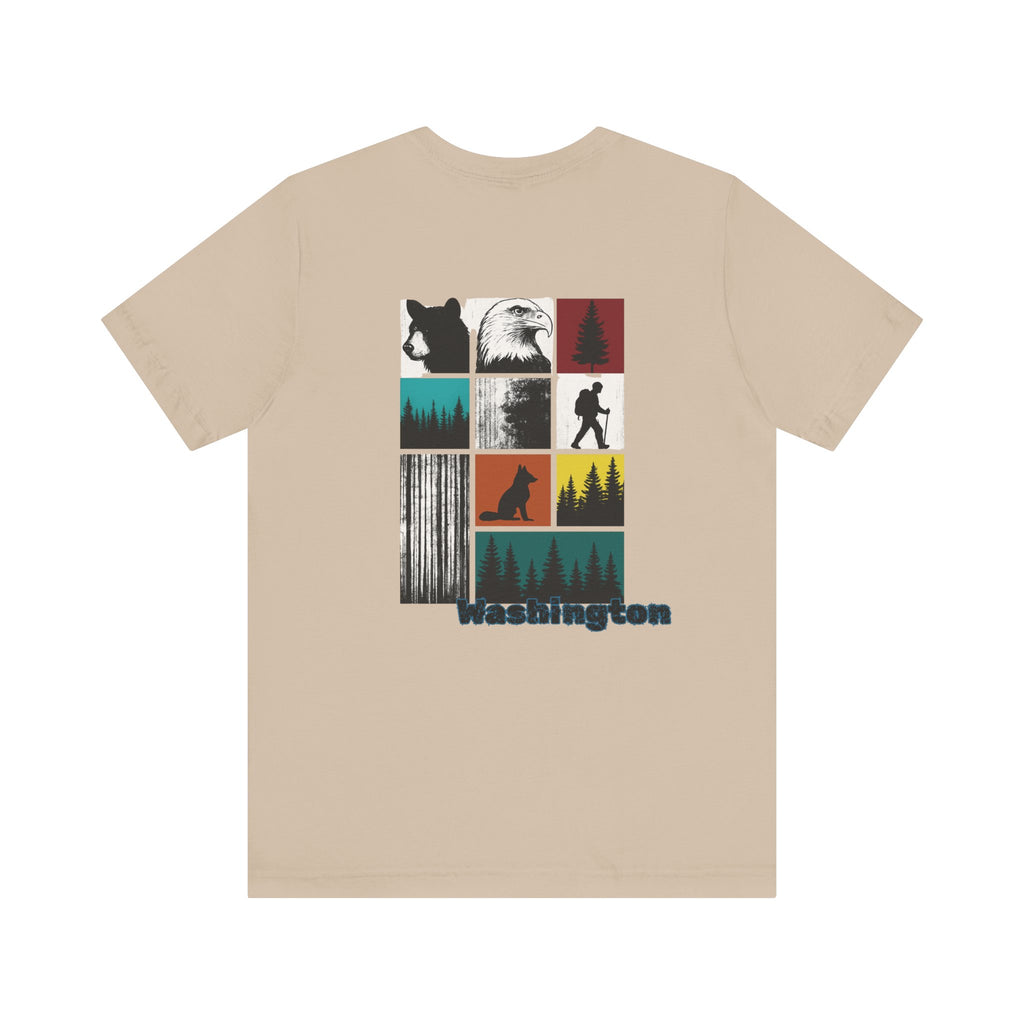 Washington Wildlife Grid Tee