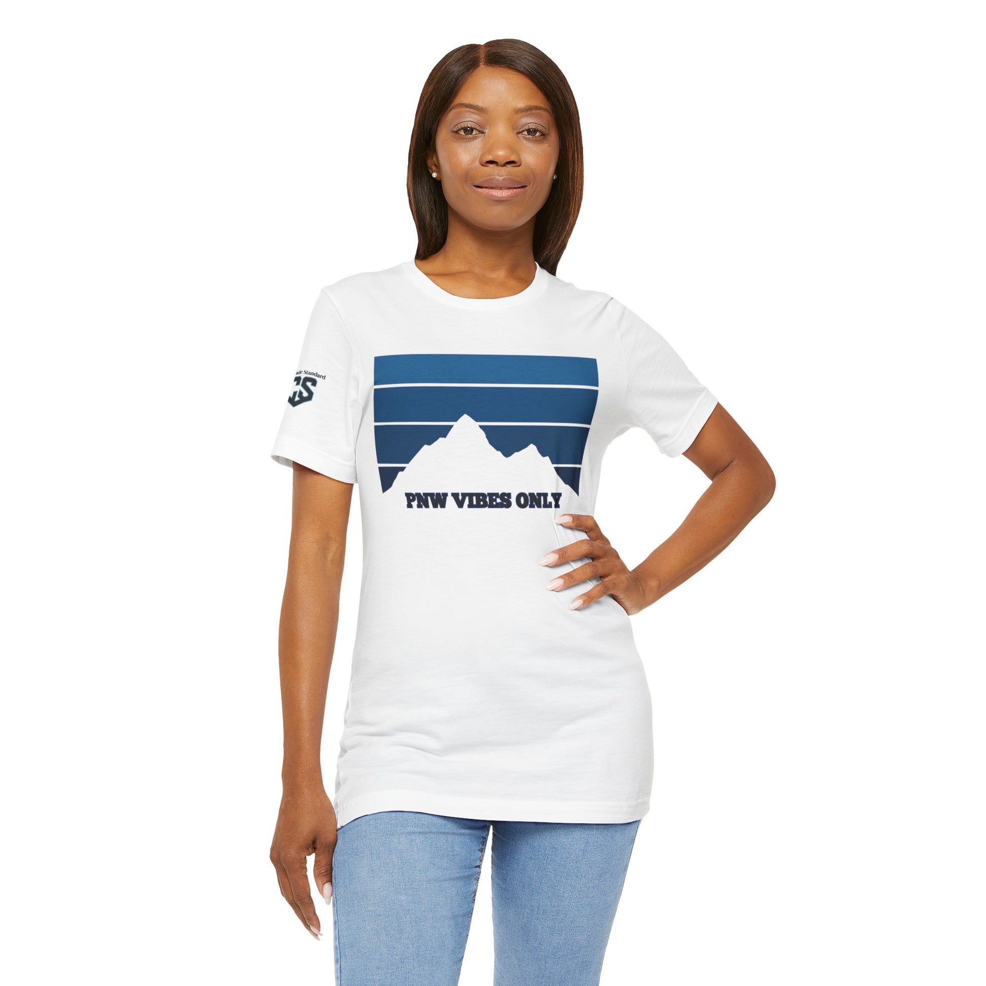 PNW Vibes Only – Classic Stripe Tee