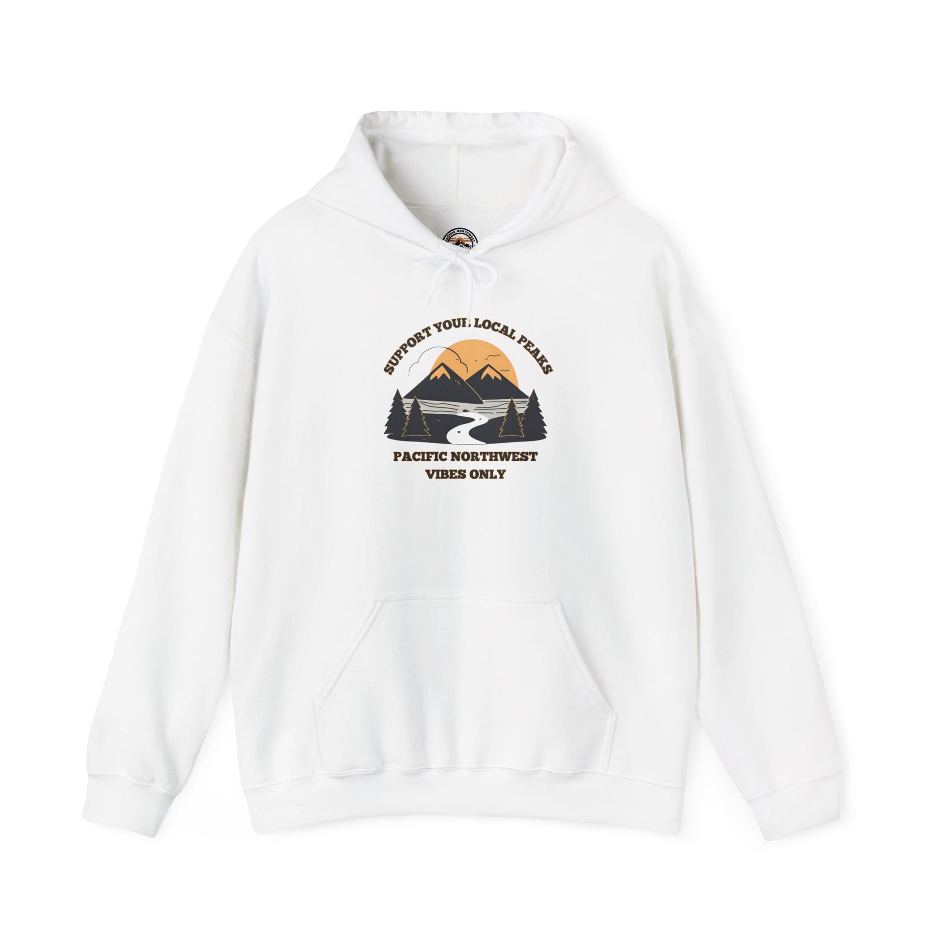 Support Your Local Peaks – PNW Vibes Hoodie