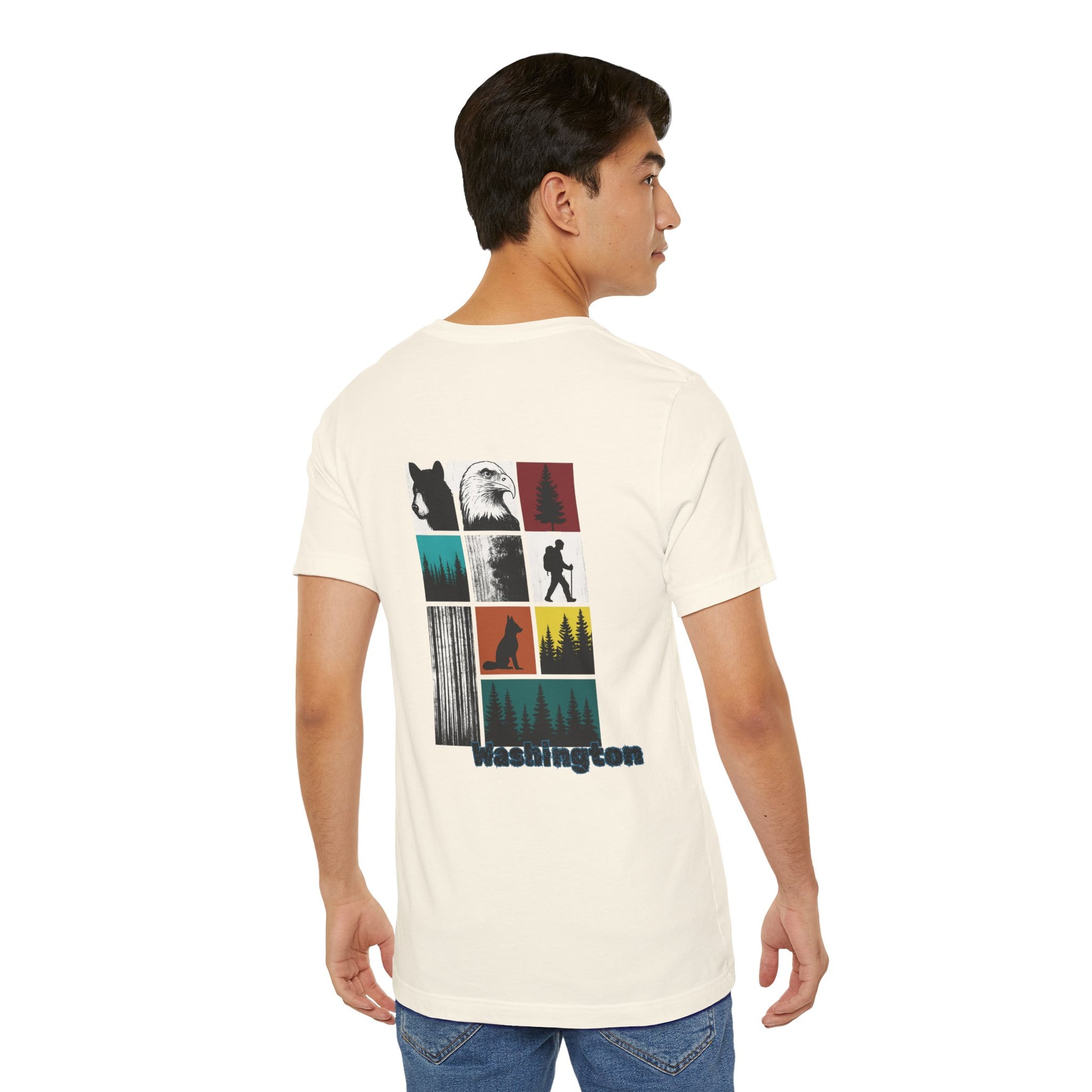 Washington Wildlife Grid Tee