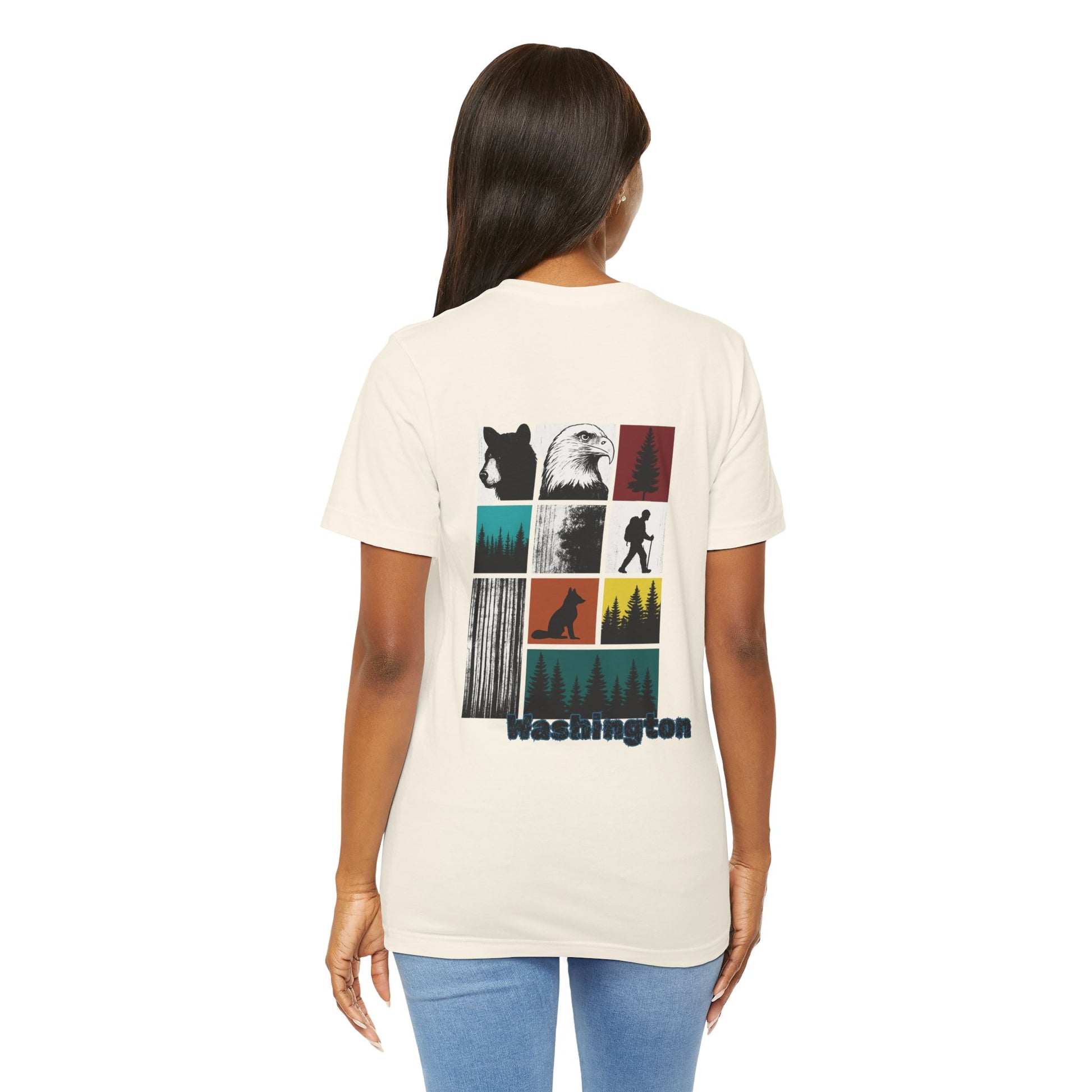 Washington Wildlife Grid Tee