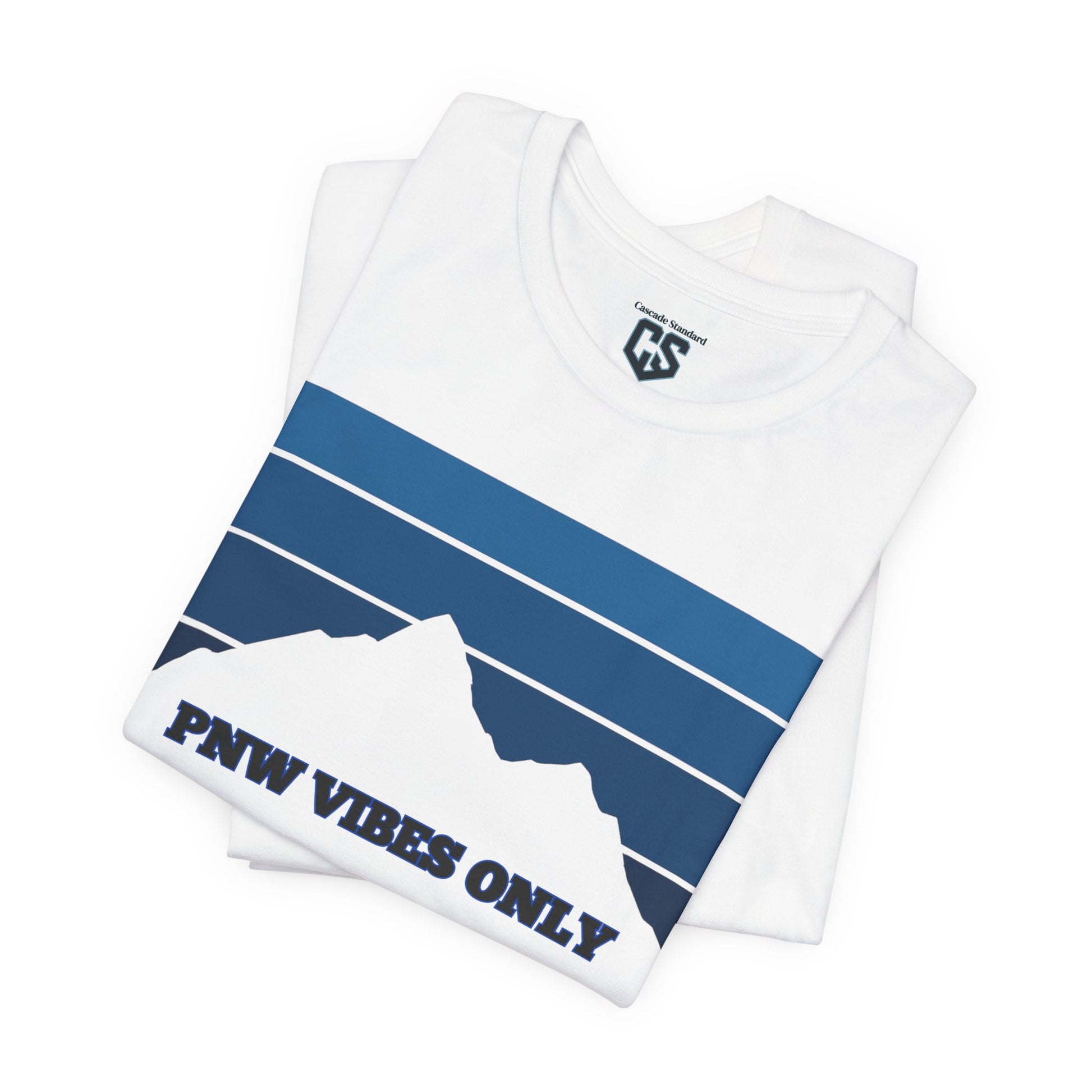 PNW Vibes Only – Classic Stripe Tee