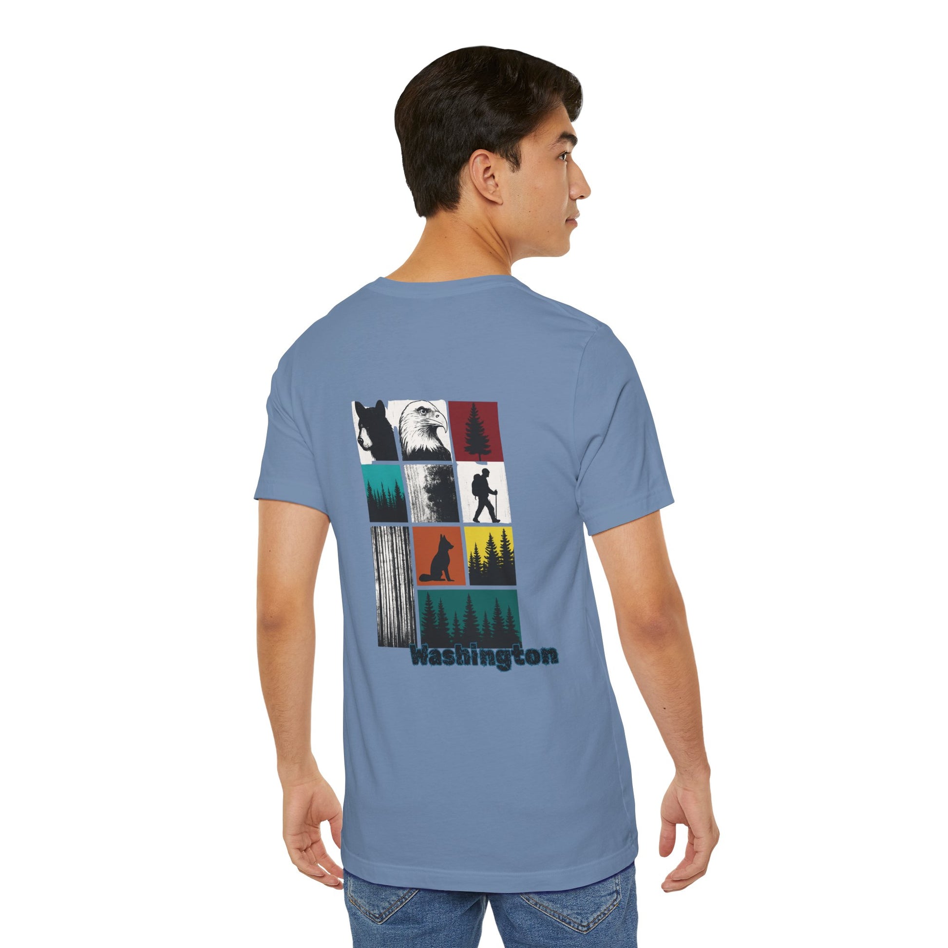 Washington Wildlife Grid Tee