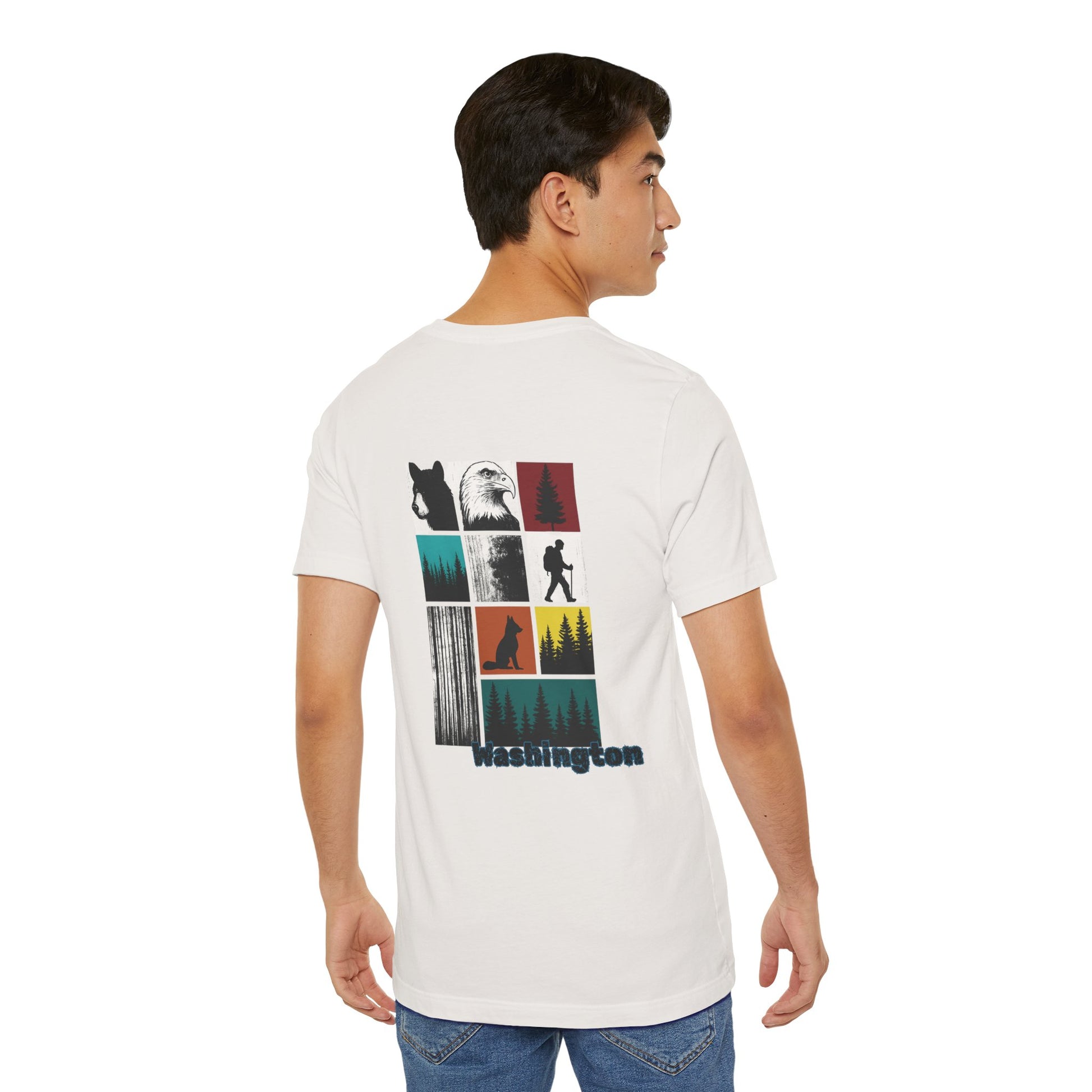 Washington Wildlife Grid Tee