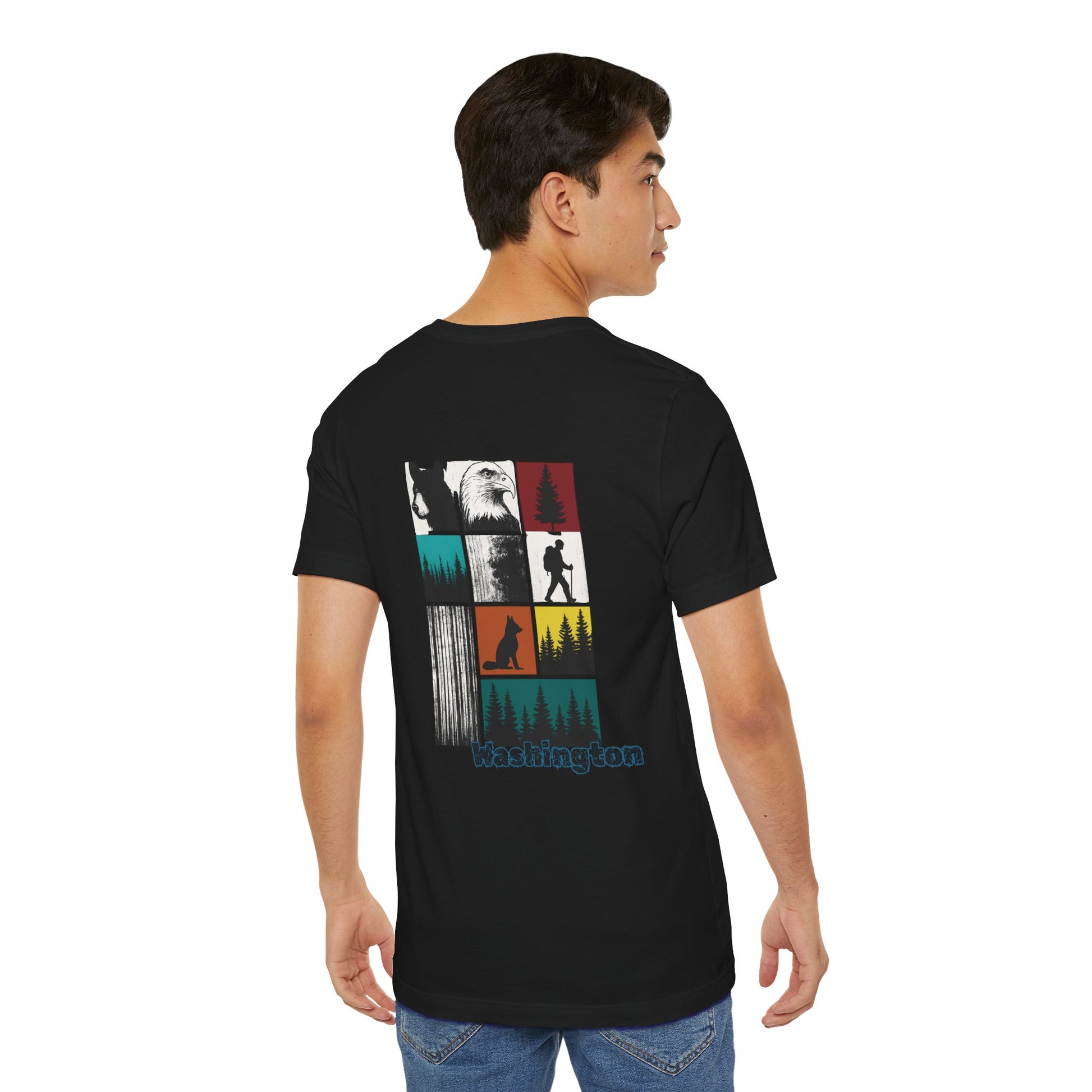 Washington Wildlife Grid Tee