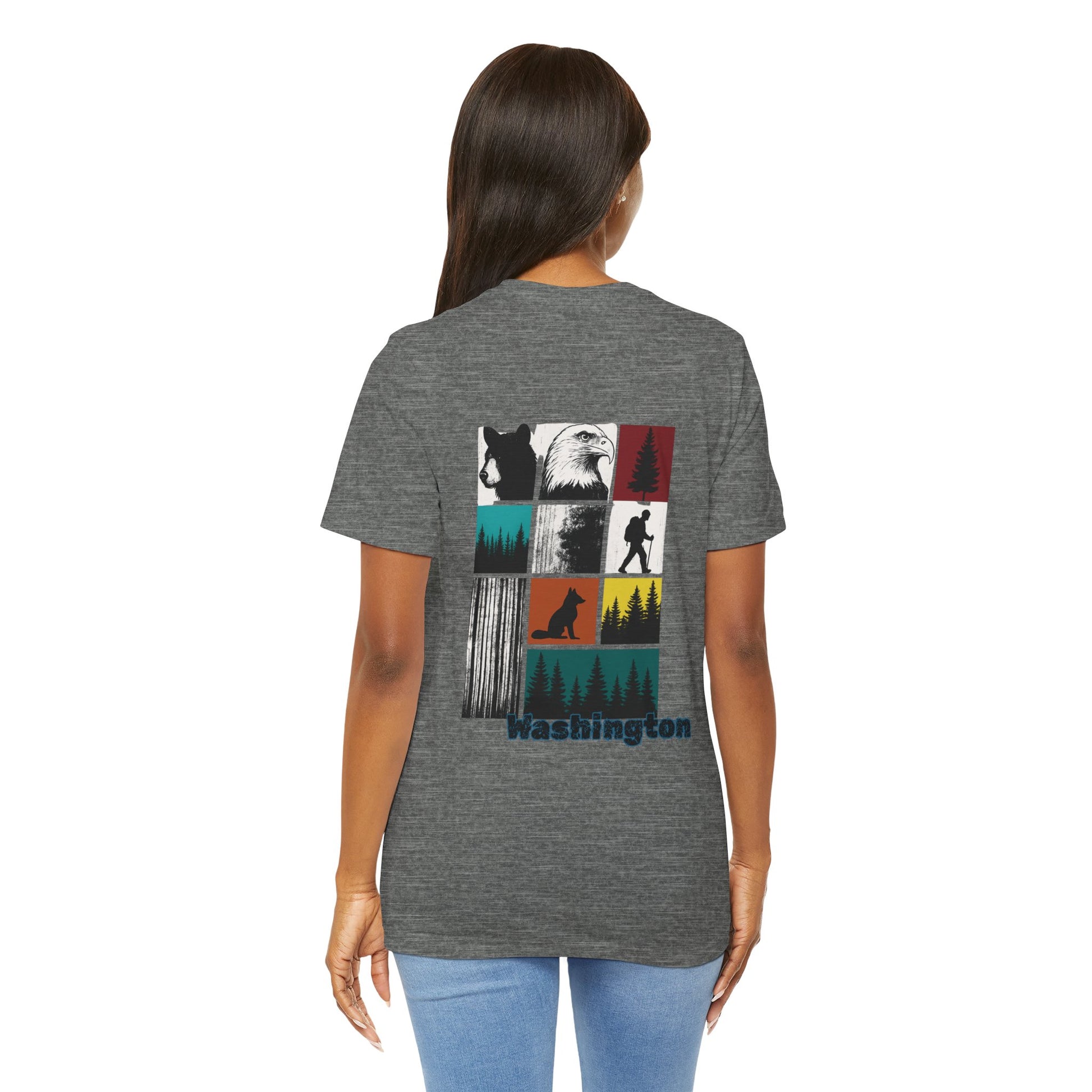 Washington Wildlife Grid Tee
