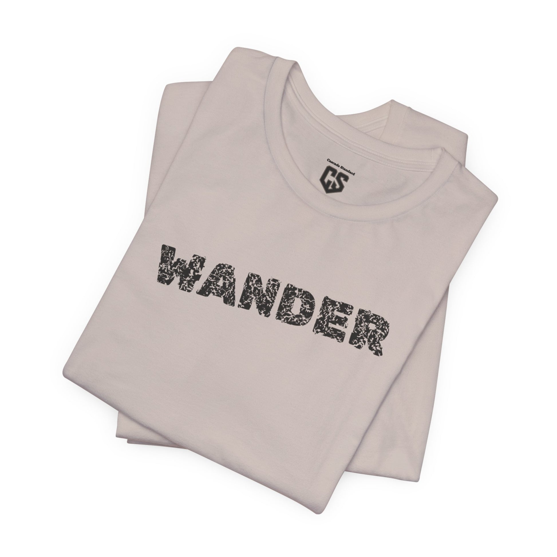 Wander Camp Tee – Distressed Campfire Scene