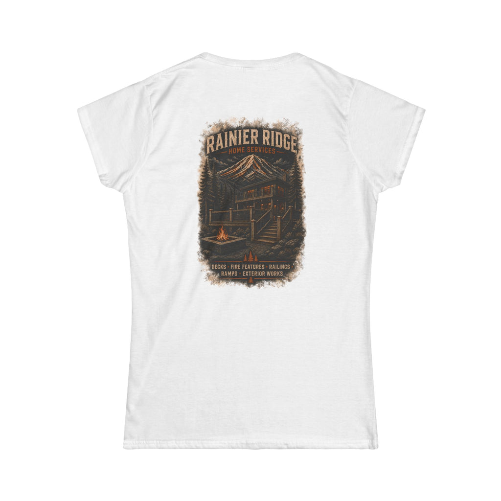 Women's Tee - Blank White Softstyle Crewneck