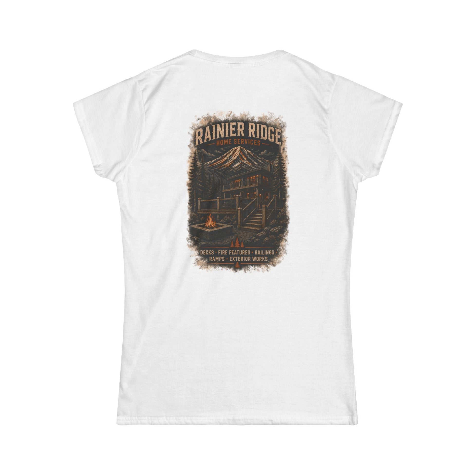 Women's Tee - Blank White Softstyle Crewneck