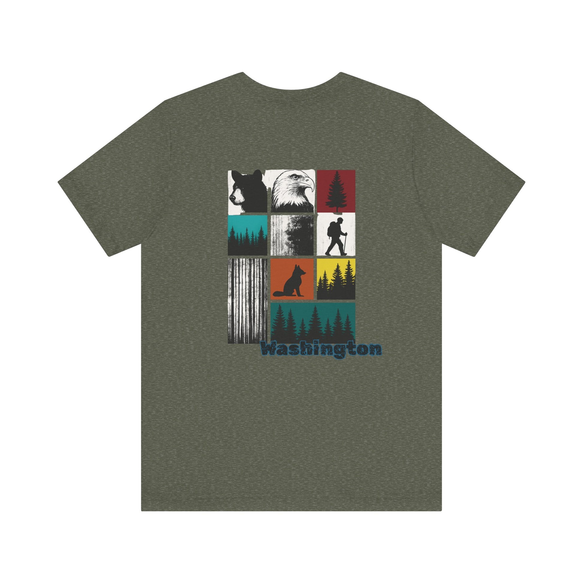Washington Wildlife Grid Tee