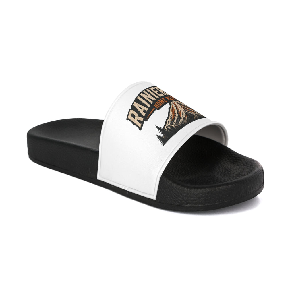Rainier Ridge Men's Slide Sandals — Mountain Logo Pool & Beach Slides