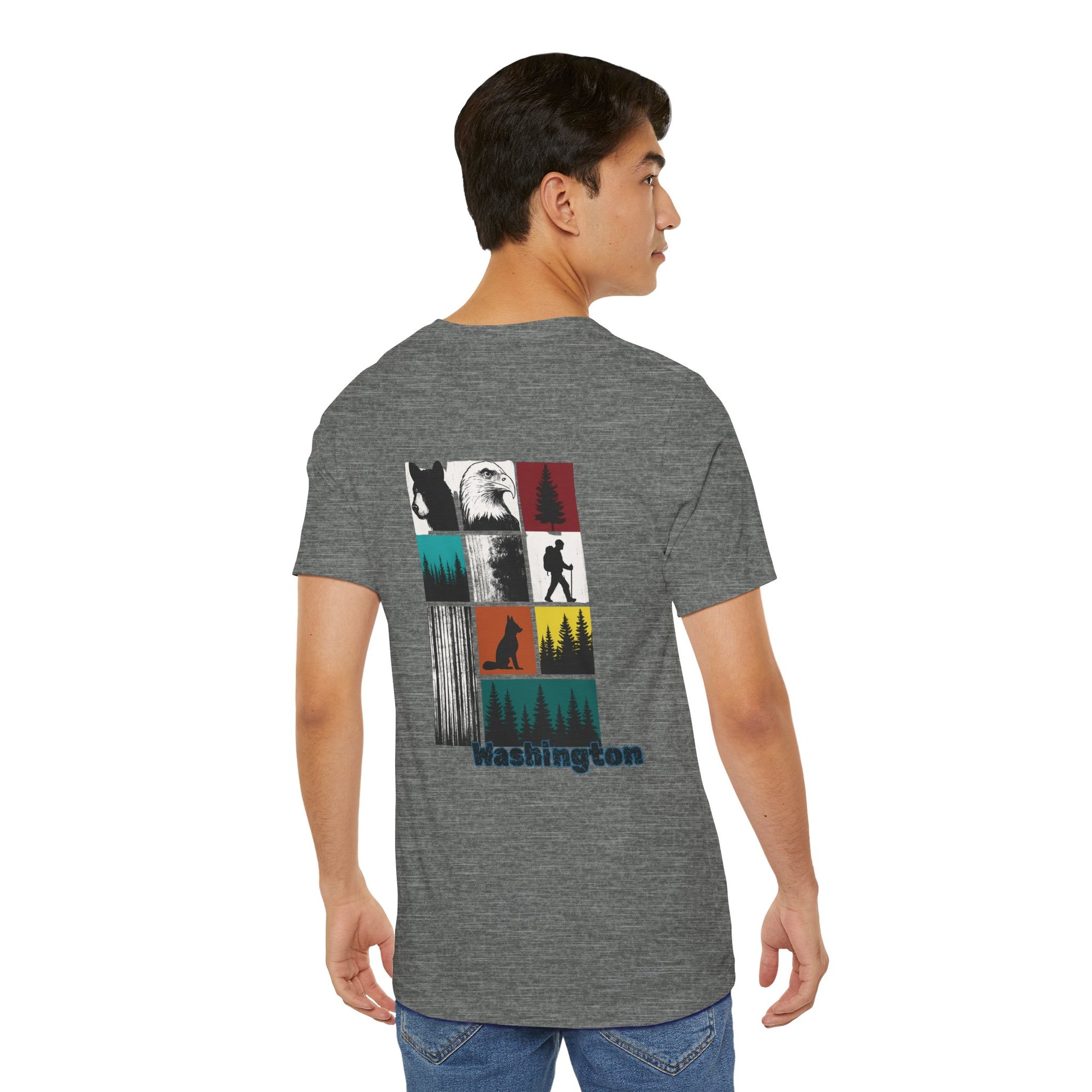 Washington Wildlife Grid Tee