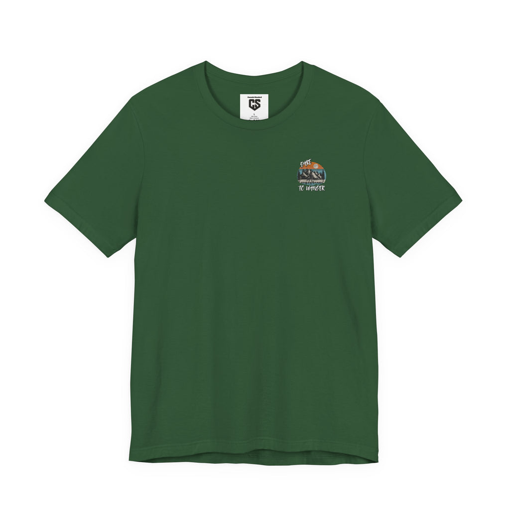 Dare to Wander – Retro Trail Sunset Tee