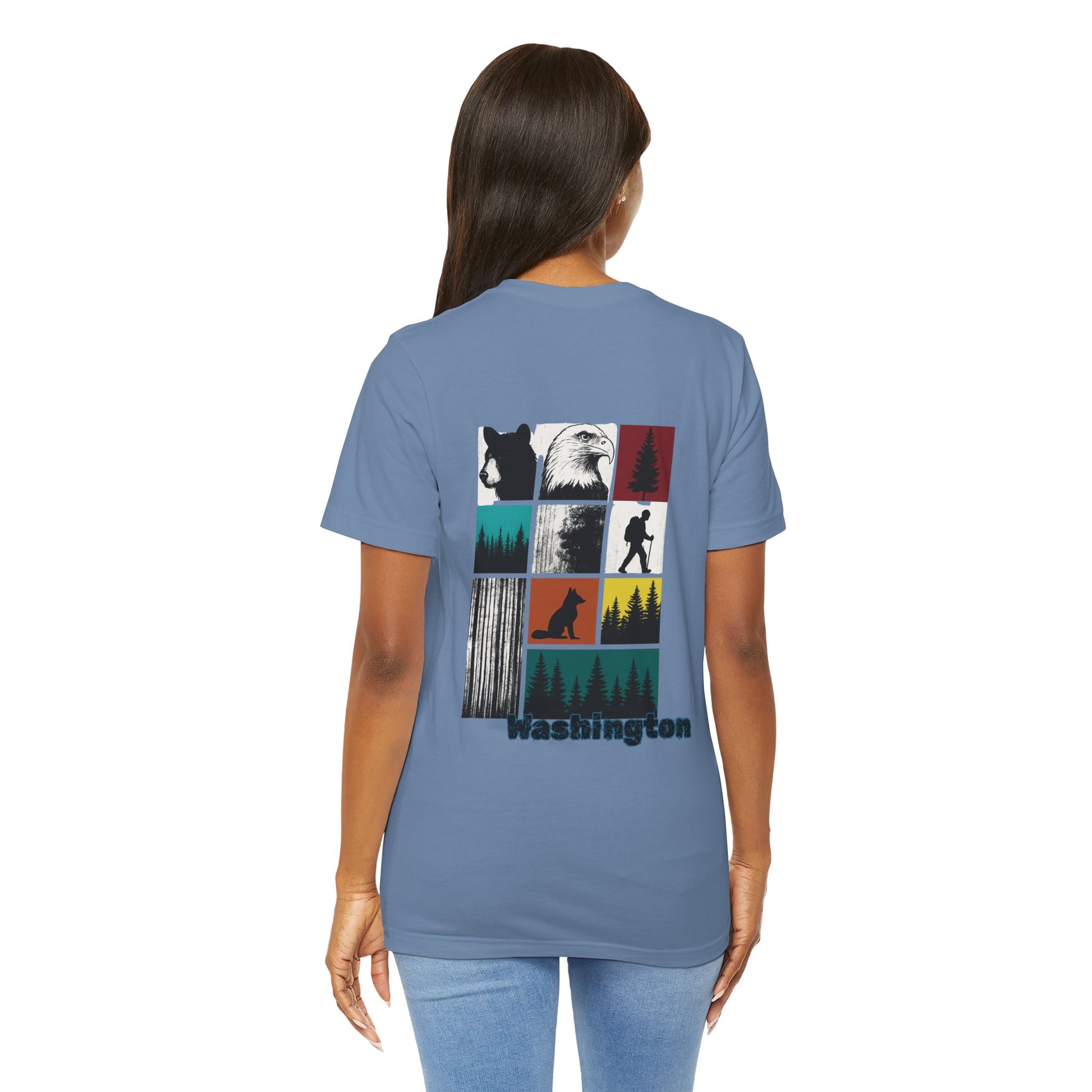 Washington Wildlife Grid Tee