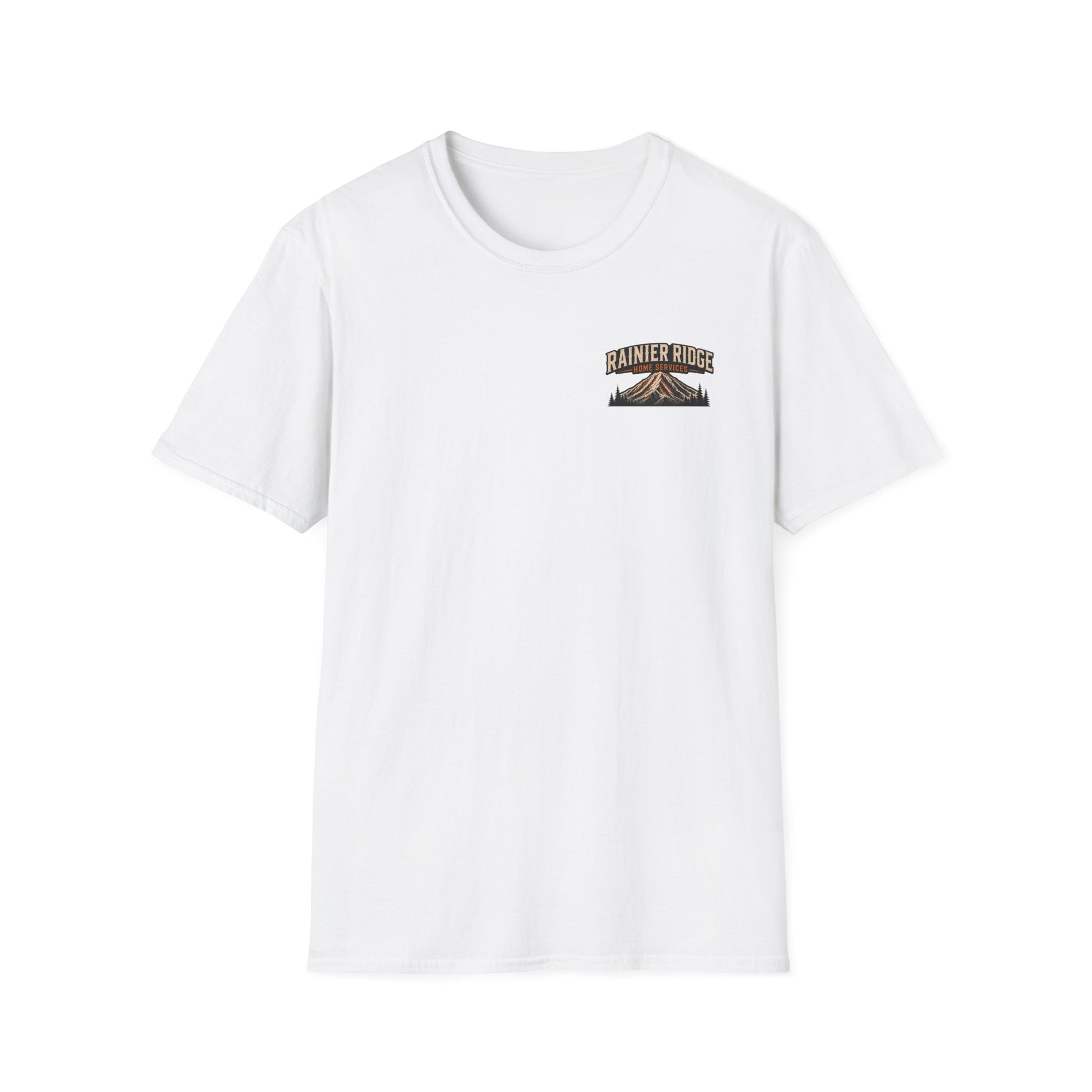 Rainier Ridge Mountain Graphic T-Shirt — Outdoor Adventure Pocket Tee