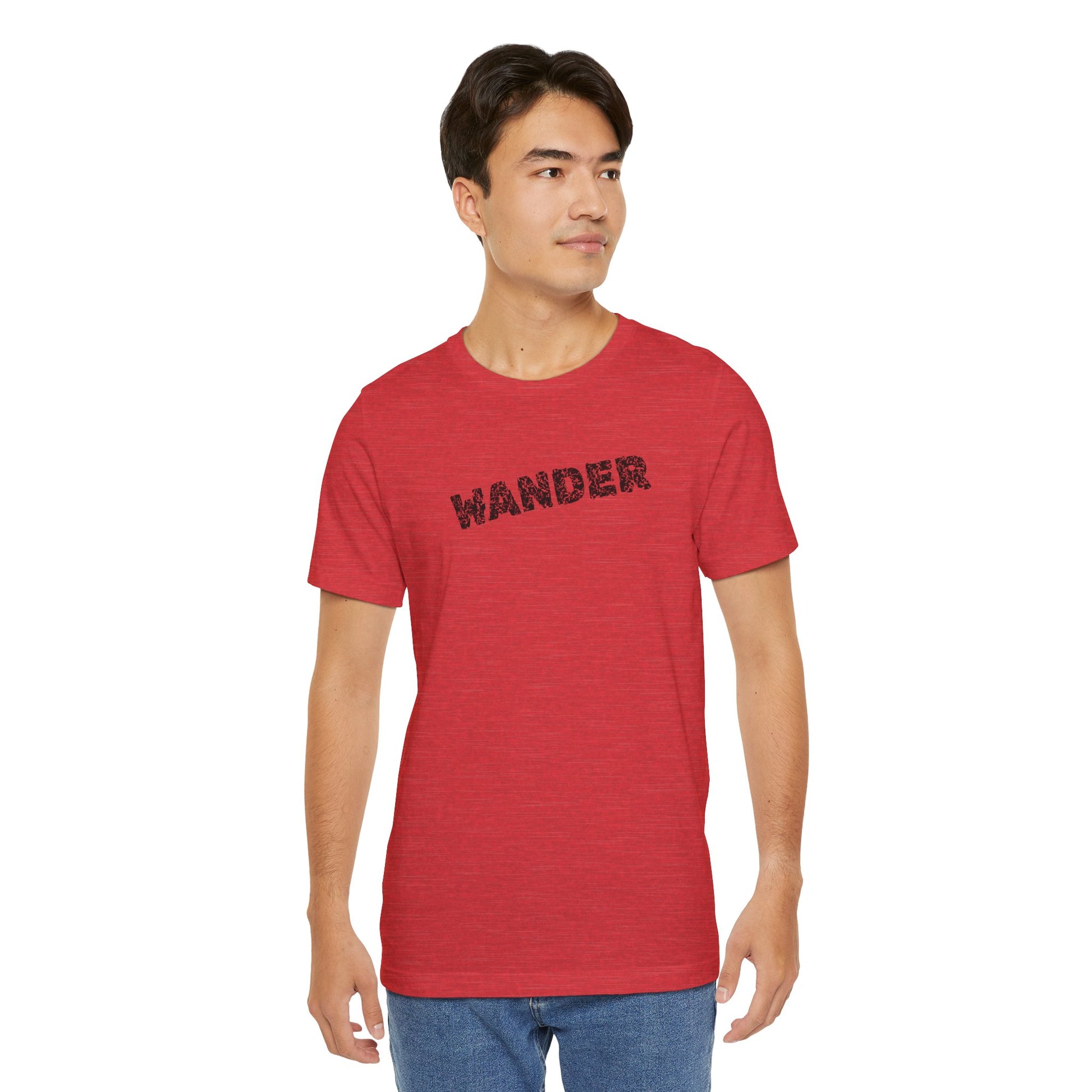 Wander Camp Tee – Distressed Campfire Scene