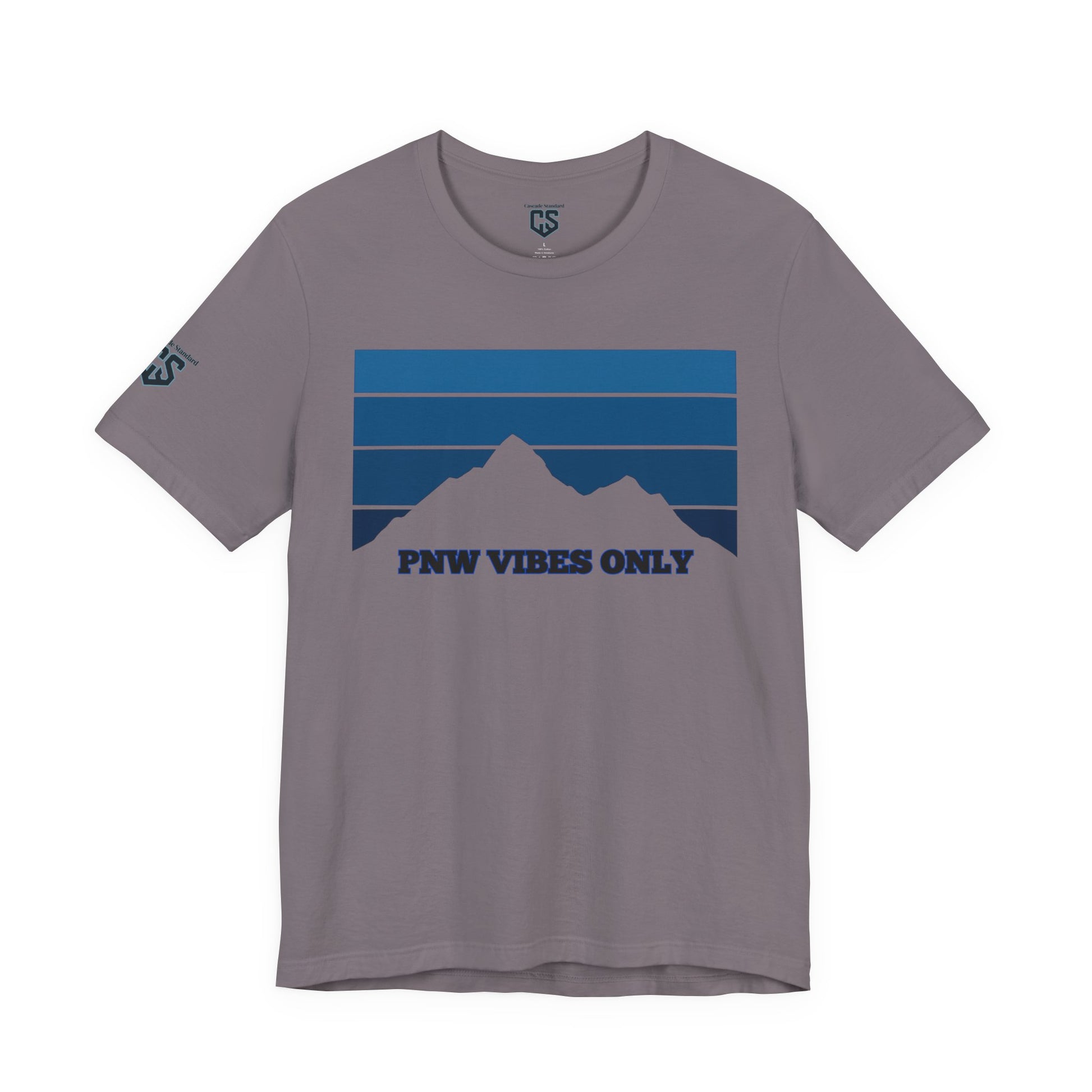 PNW Vibes Only – Classic Stripe Tee