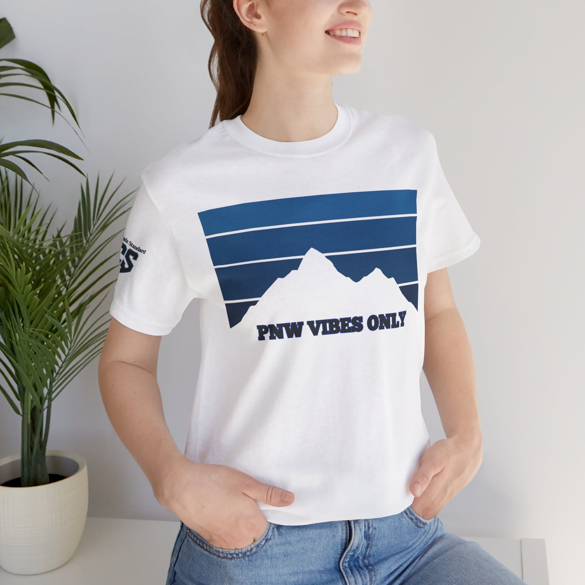 PNW Vibes Only – Classic Stripe Tee