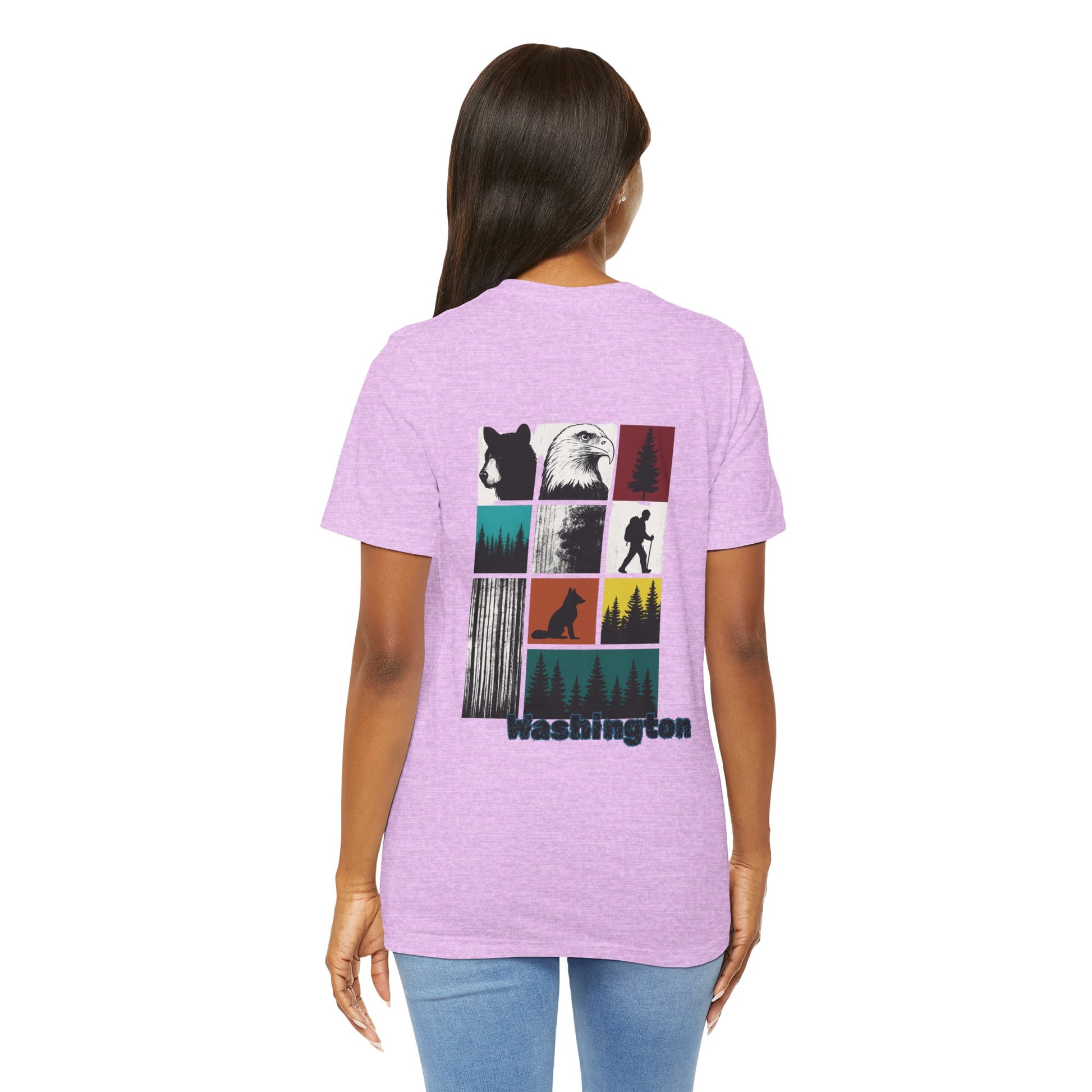 Washington Wildlife Grid Tee