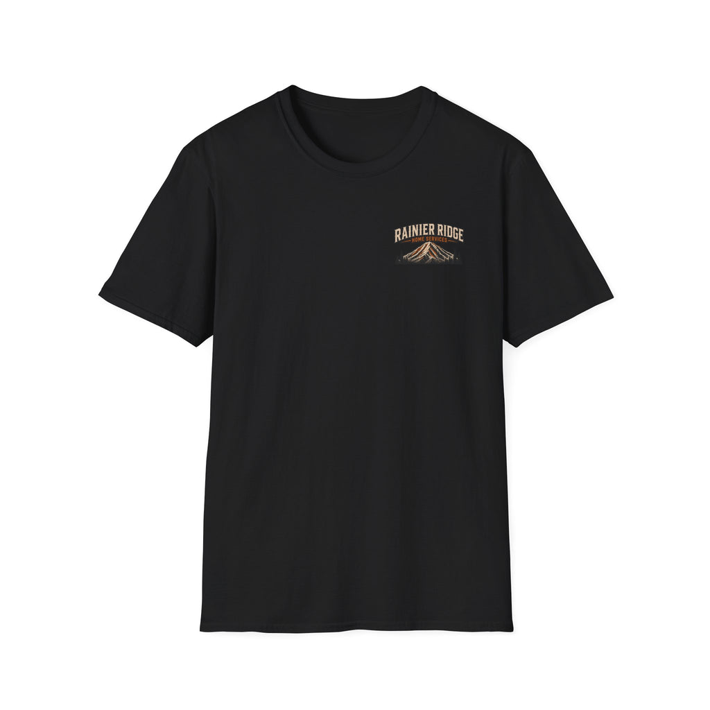 Rainier Ridge Mountain Graphic T-Shirt — Outdoor Adventure Pocket Tee