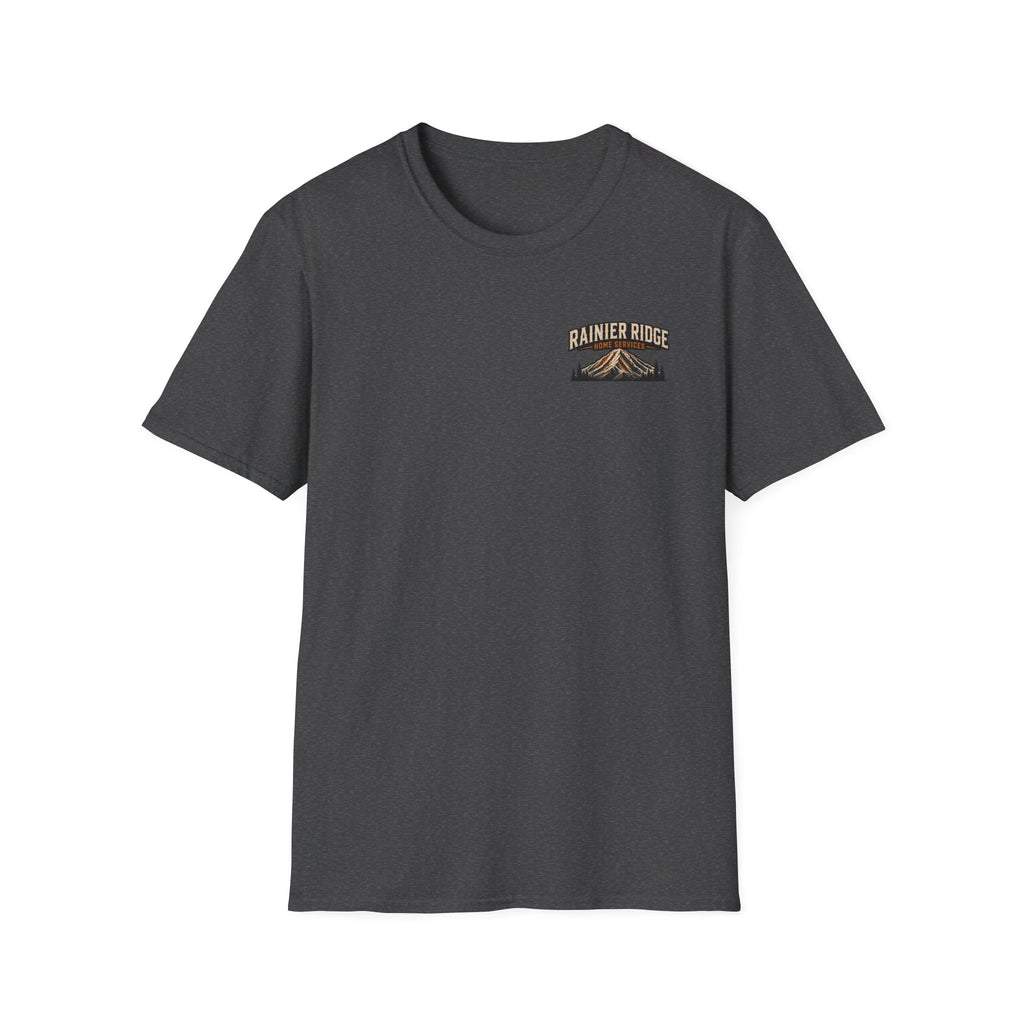 Rainier Ridge Mountain Graphic T-Shirt — Outdoor Adventure Pocket Tee