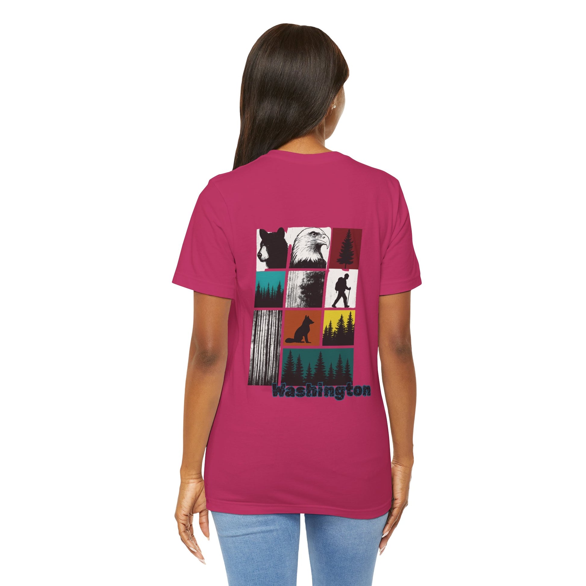 Washington Wildlife Grid Tee