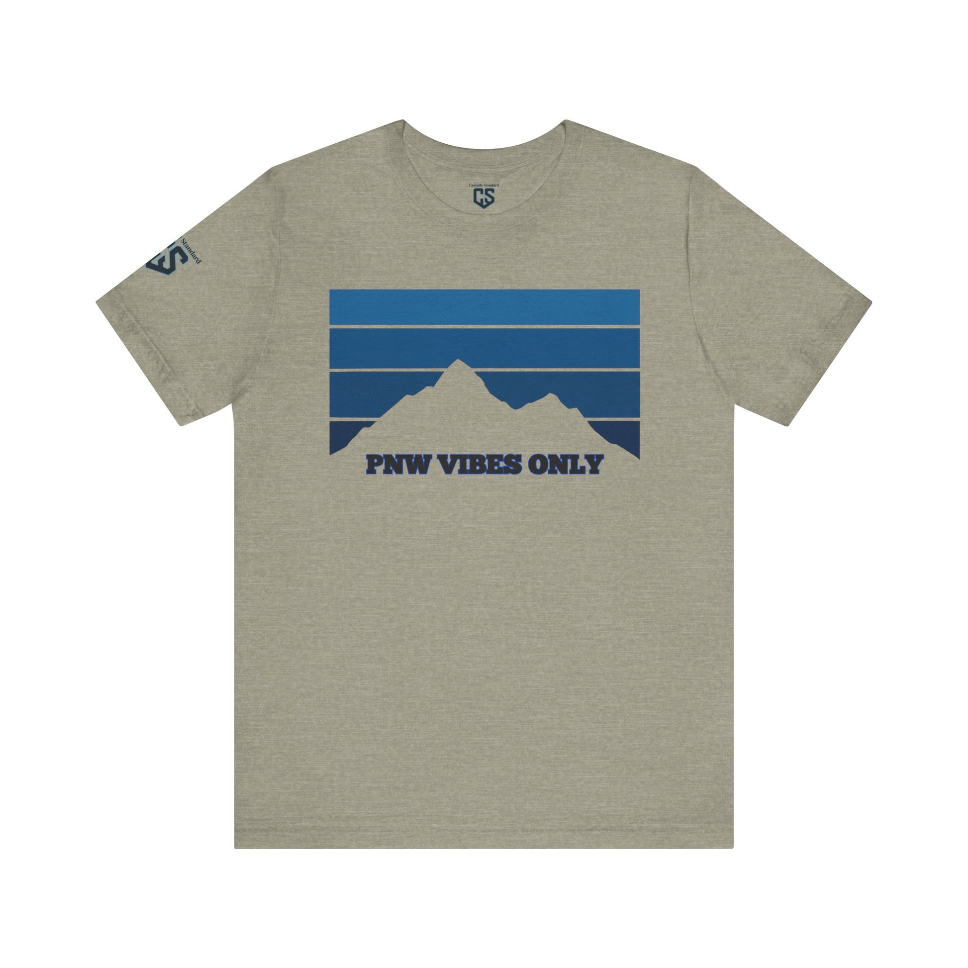 PNW Vibes Only – Classic Stripe Tee